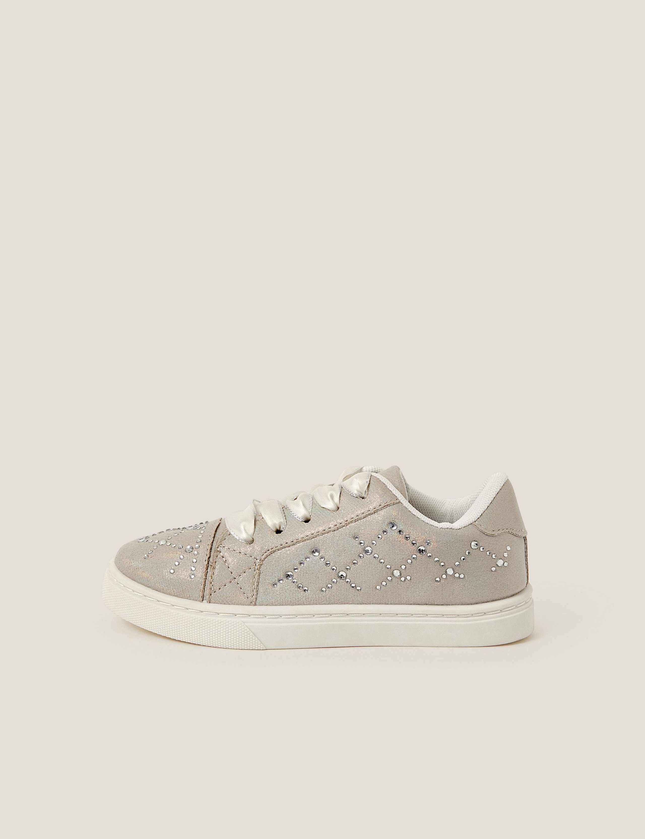 Kids' Diamante Trainers (7 Small - 4 Large) 3 of 3