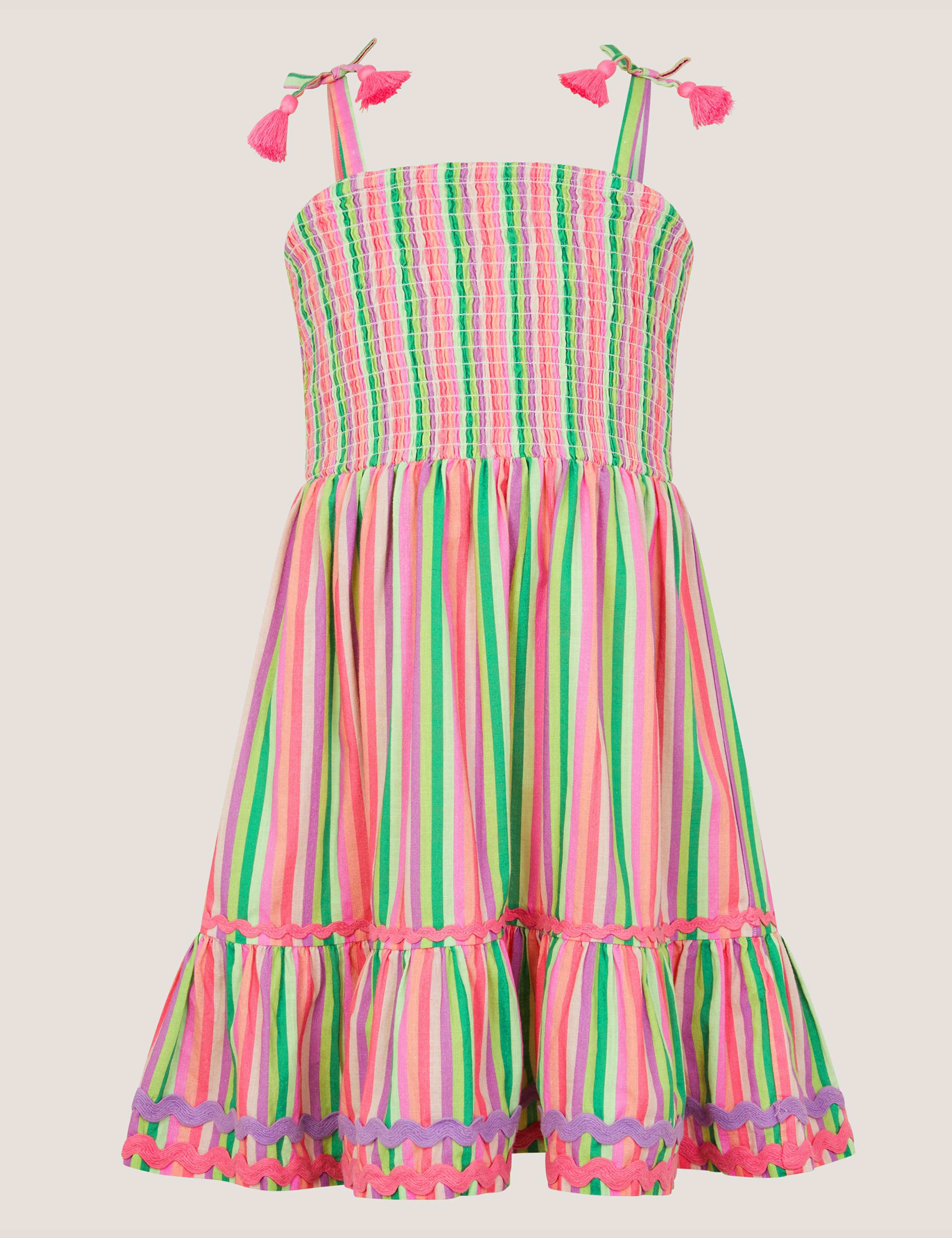 2 Piece Pure Cotton Striped Top & Bottom Outfit (3-13 Years) 2 of 4