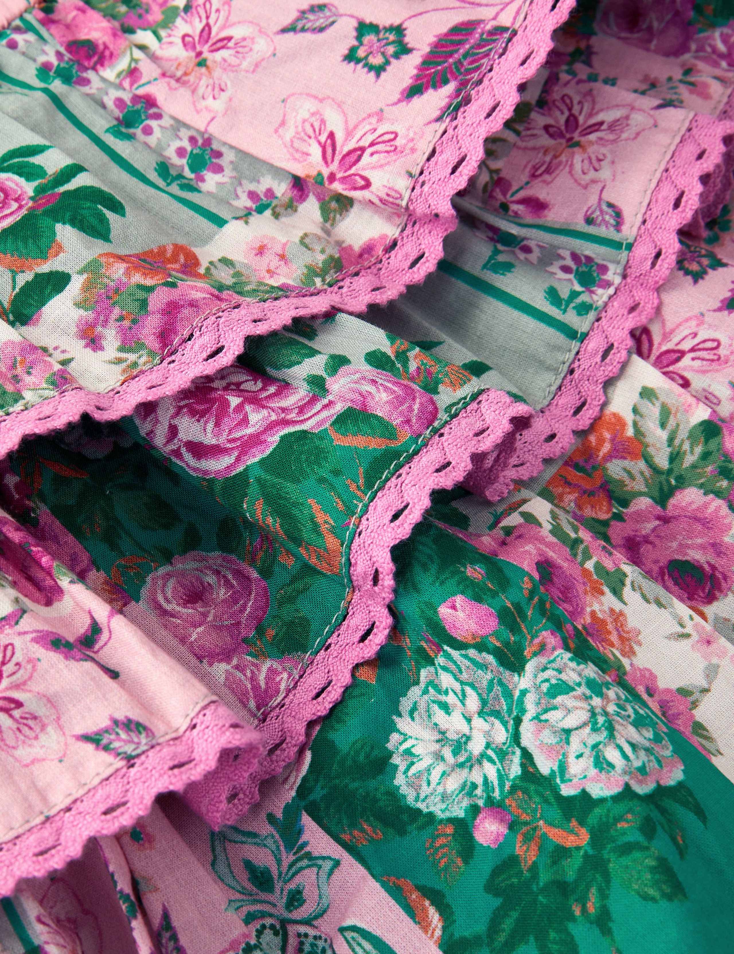 2 Piece Pure Cotton Floral Top & Bottom Outfit (3-15 Yrs) 4 of 4