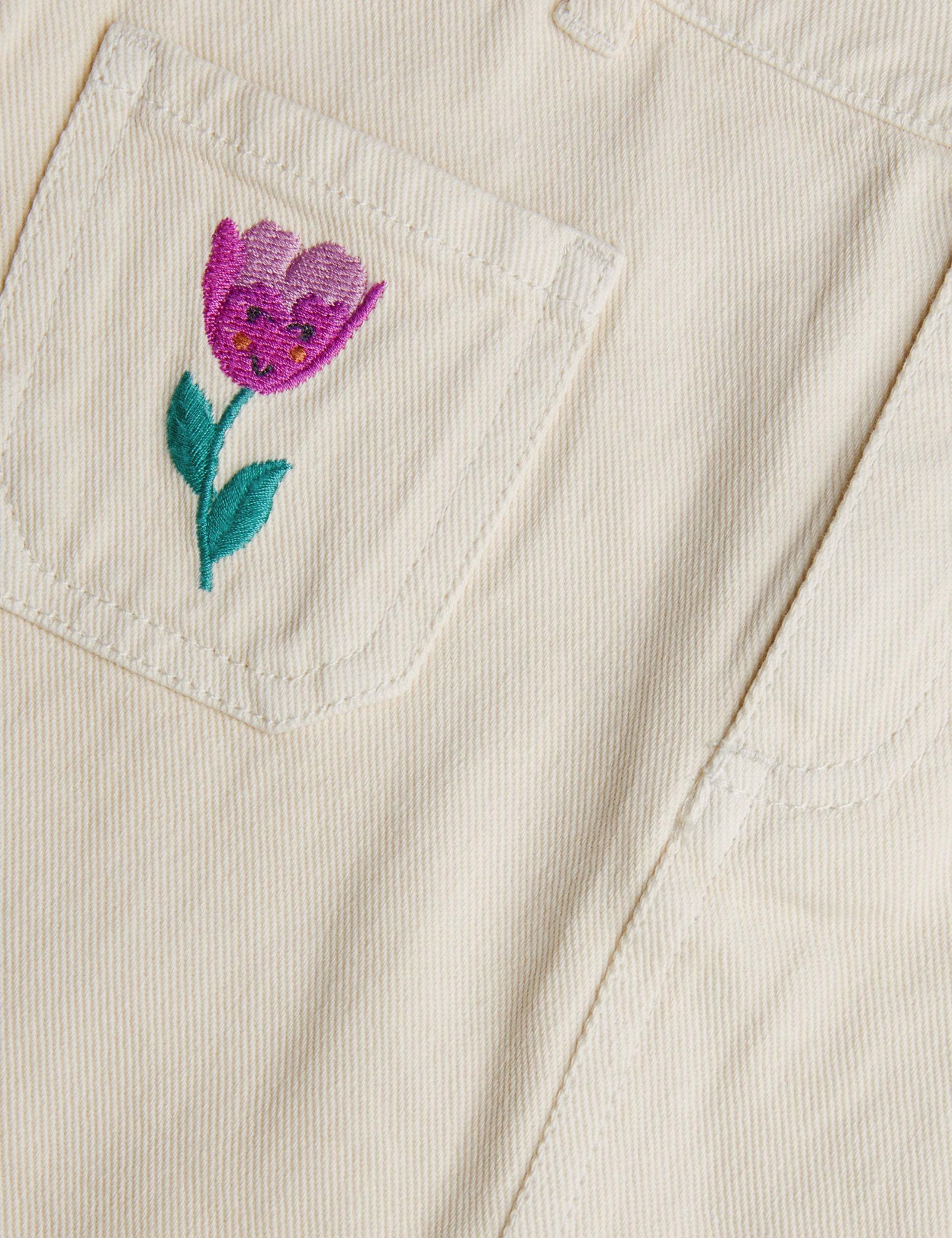 Denim Tulip Embroidered Skirt (3-13 Yrs) 2 of 3
