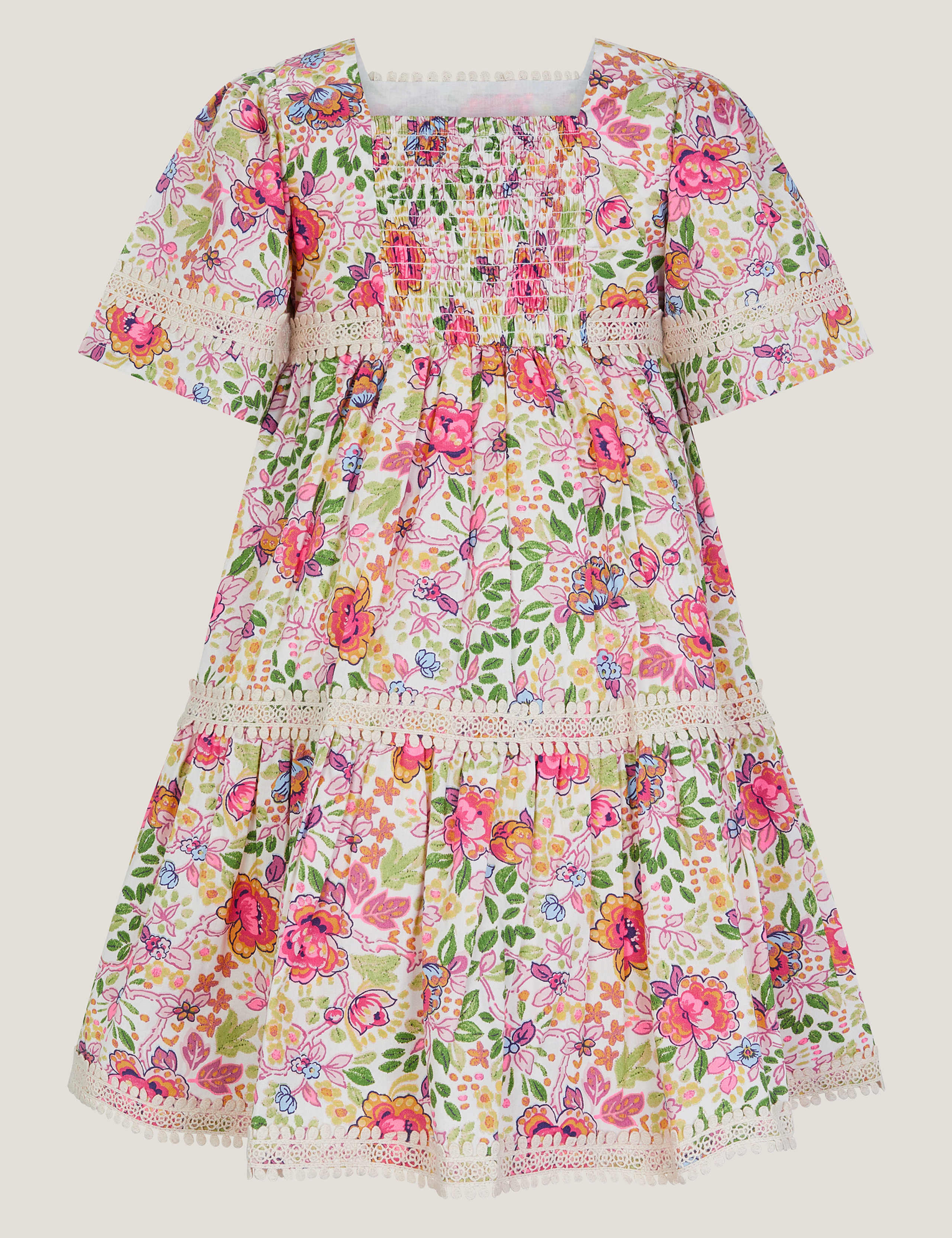 Floral Tiered Dress (3-13 Yrs) 3 of 3