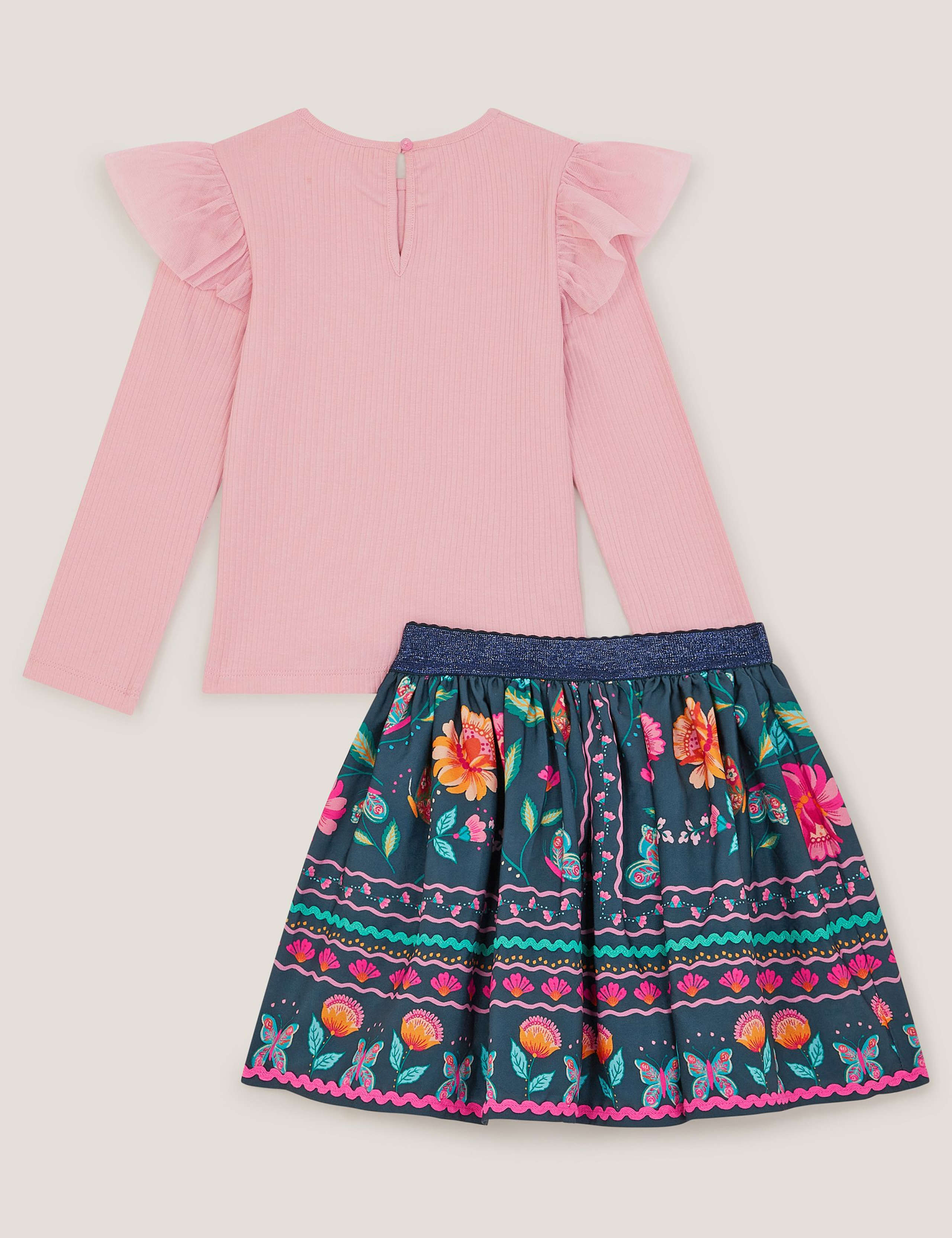 Floral Tulle Top & Skirt Outfit (3-13 Years) 2 of 3