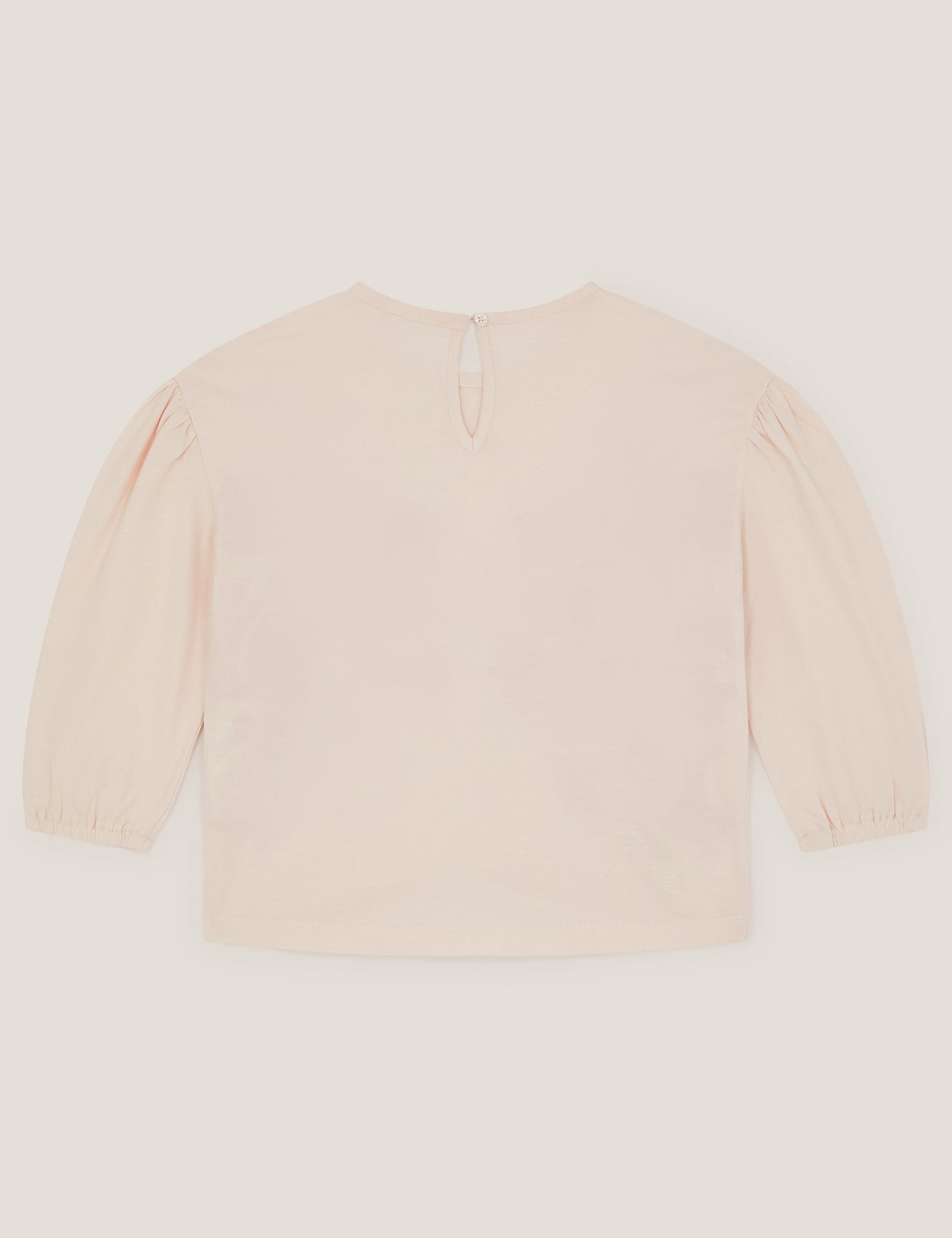 Pure Cotton Embroidered Top (3-13 Years) 2 of 3