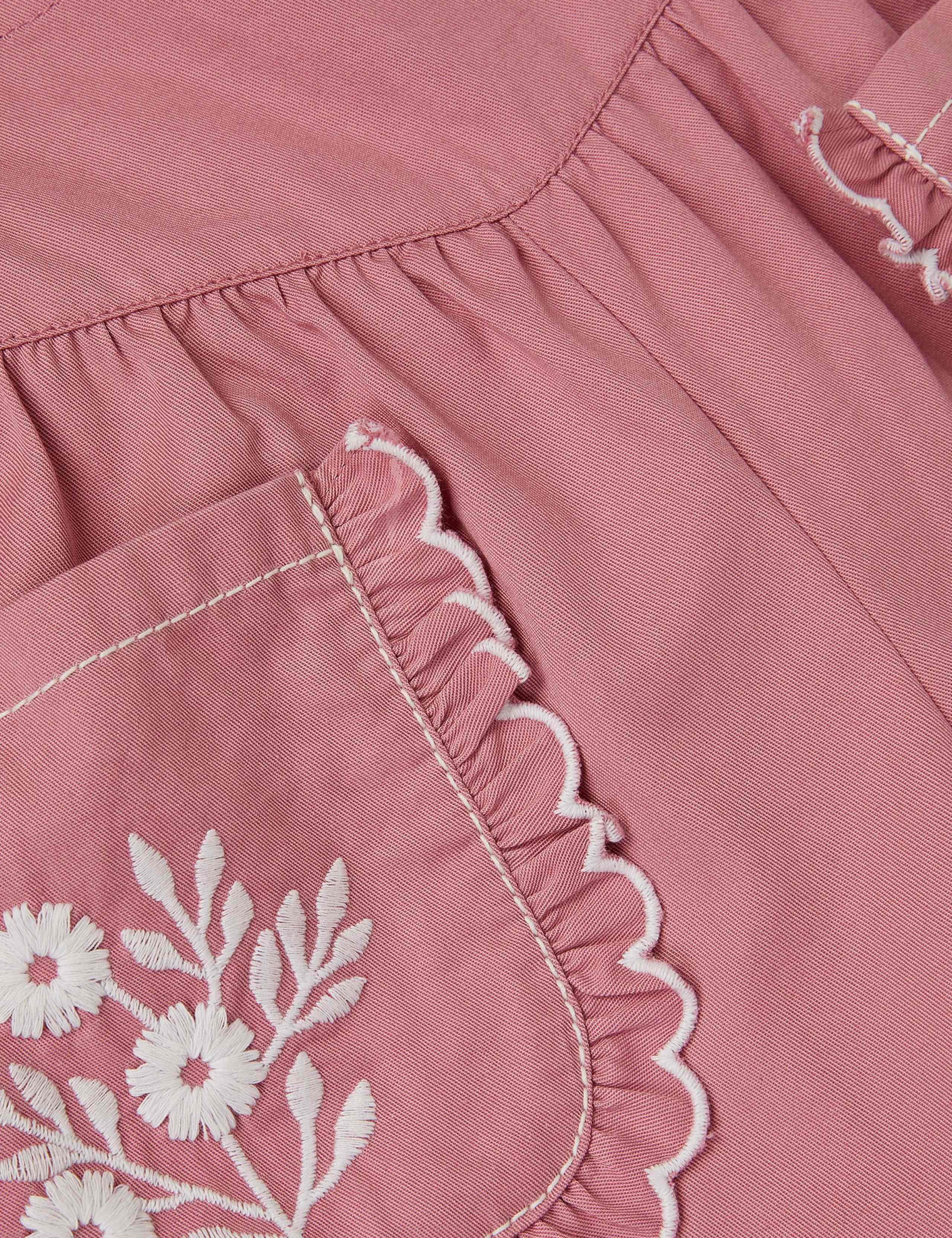 Pure Cotton Embroidered Trousers (3-15 Years) 3 of 3