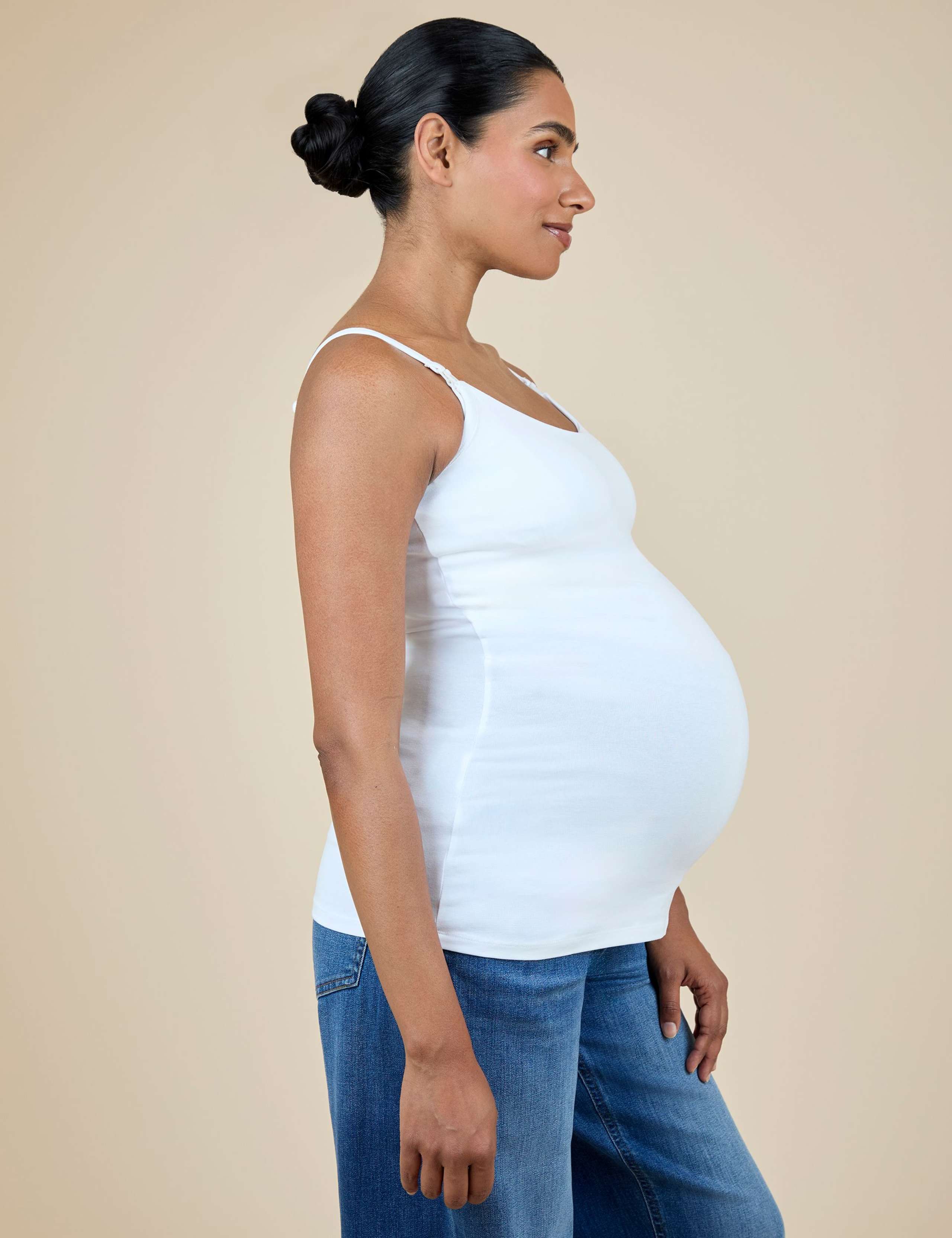 2 Pack Cotton Rich Maternity & Nursing Vests 6 of 11