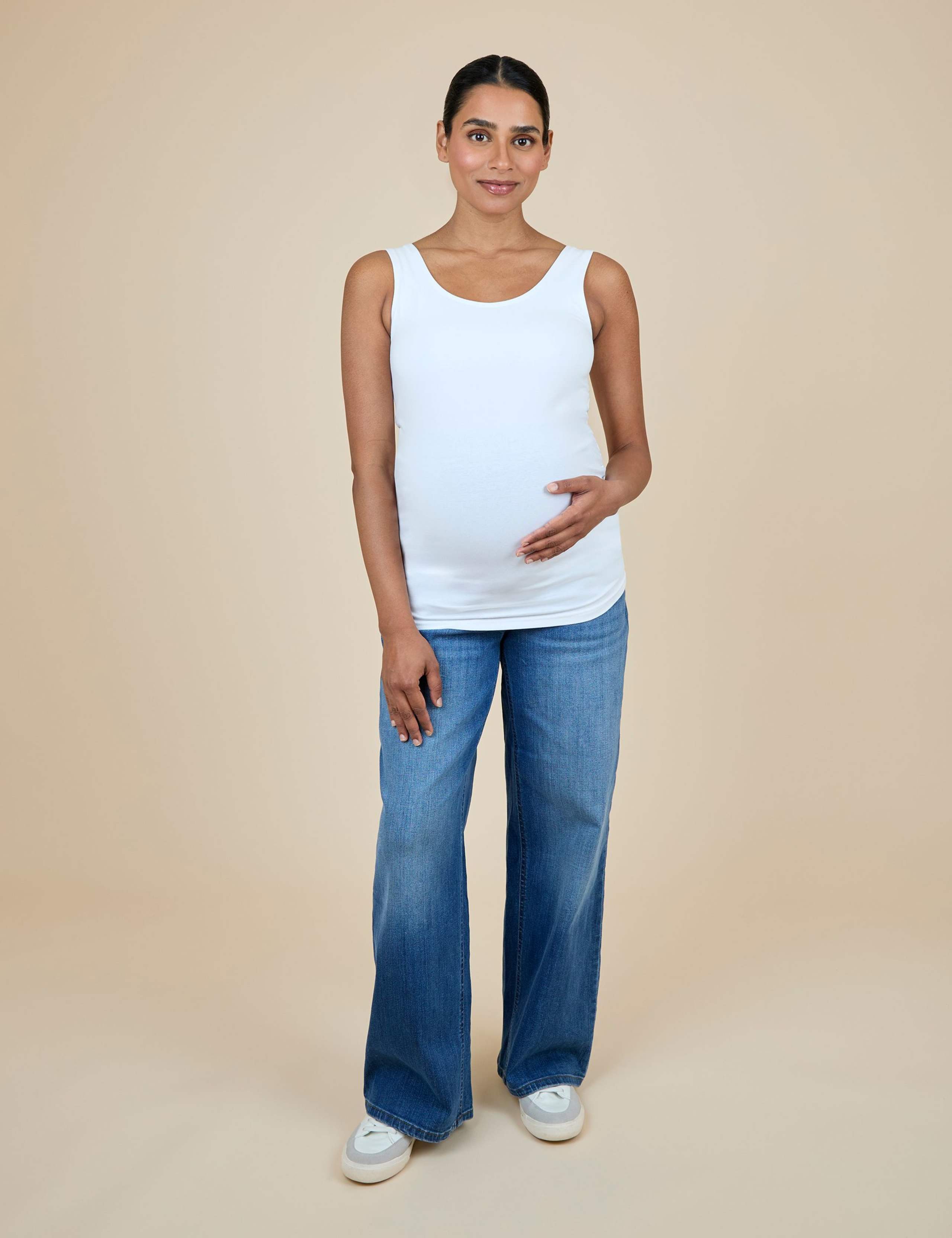 Maternity 2 Pack Cotton Rich Vests 5 of 9