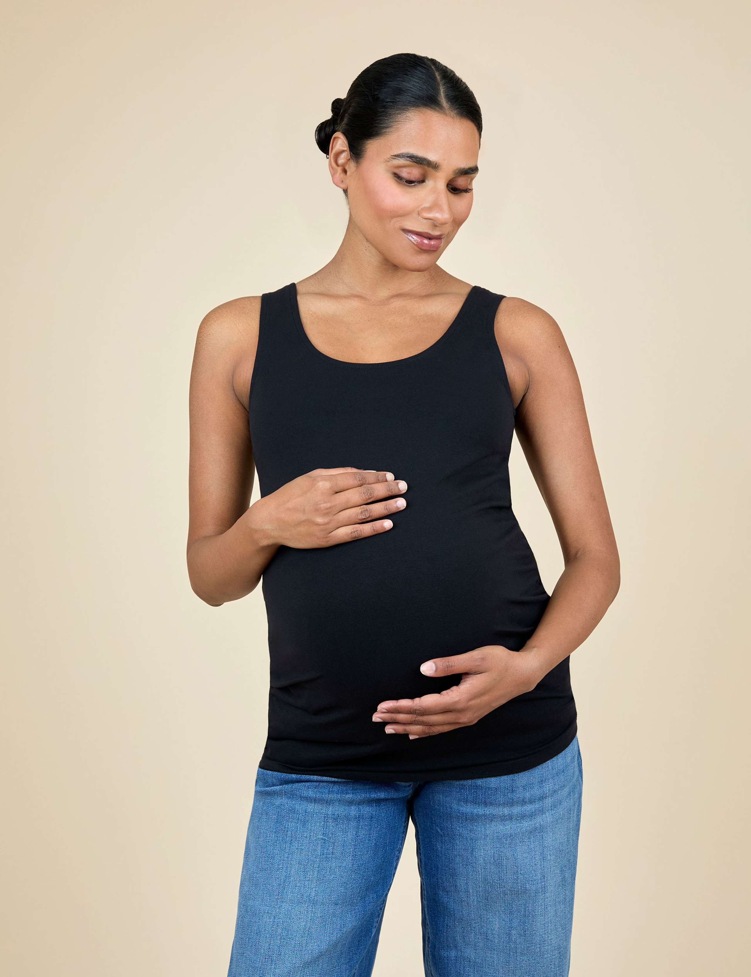 Maternity 2 Pack Cotton Rich Vests 7 of 9