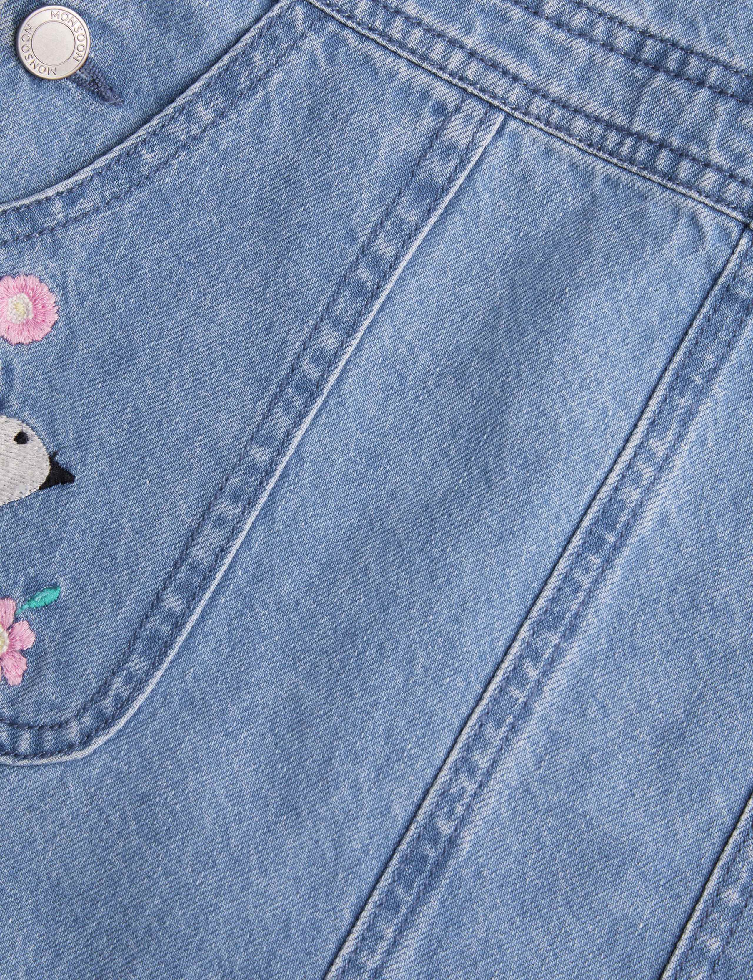 Denim Patterned Pinafore (3-13 Yrs) 3 of 3