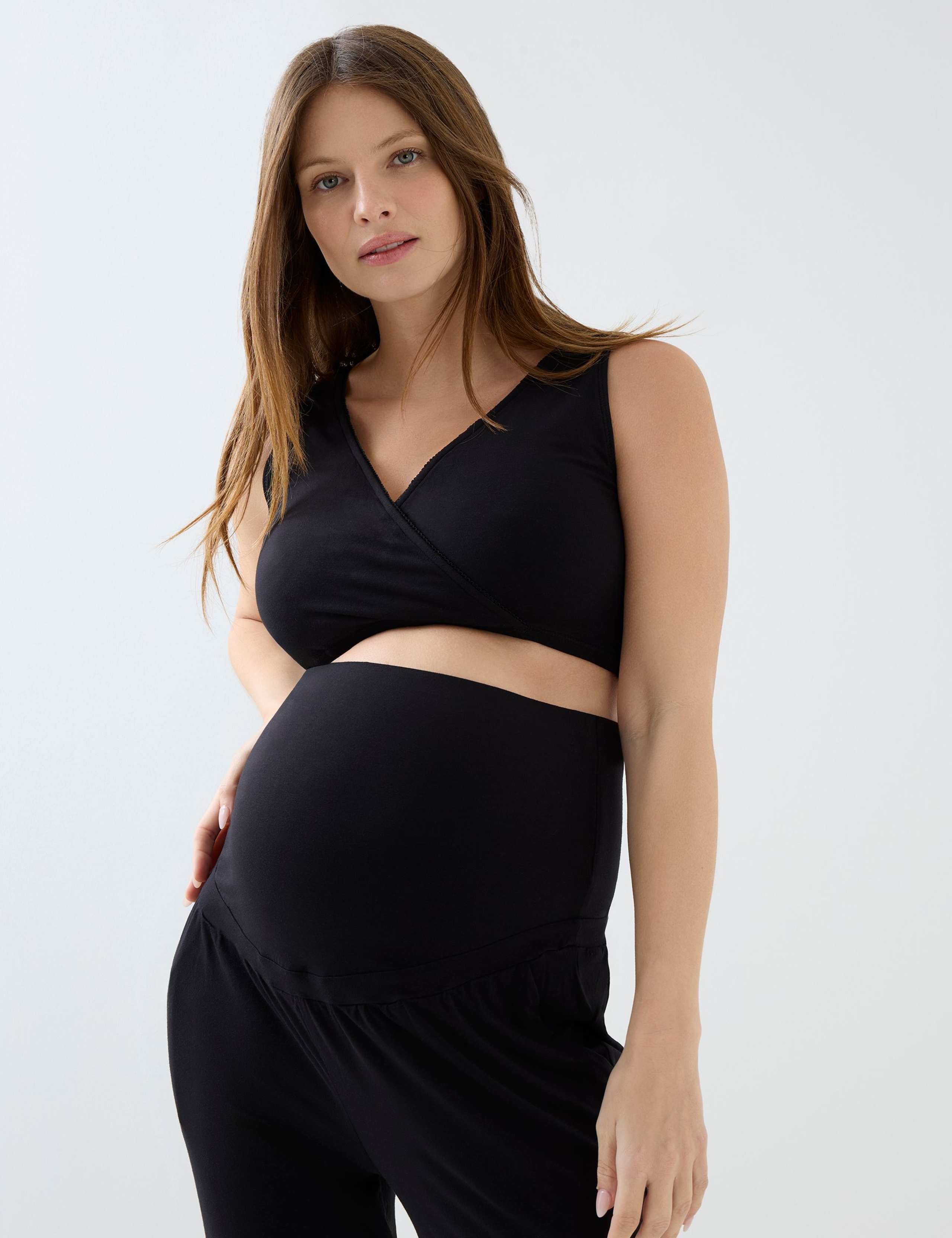 3 Piece Maternity Nursing Striped Pyjama Set 5 of 6