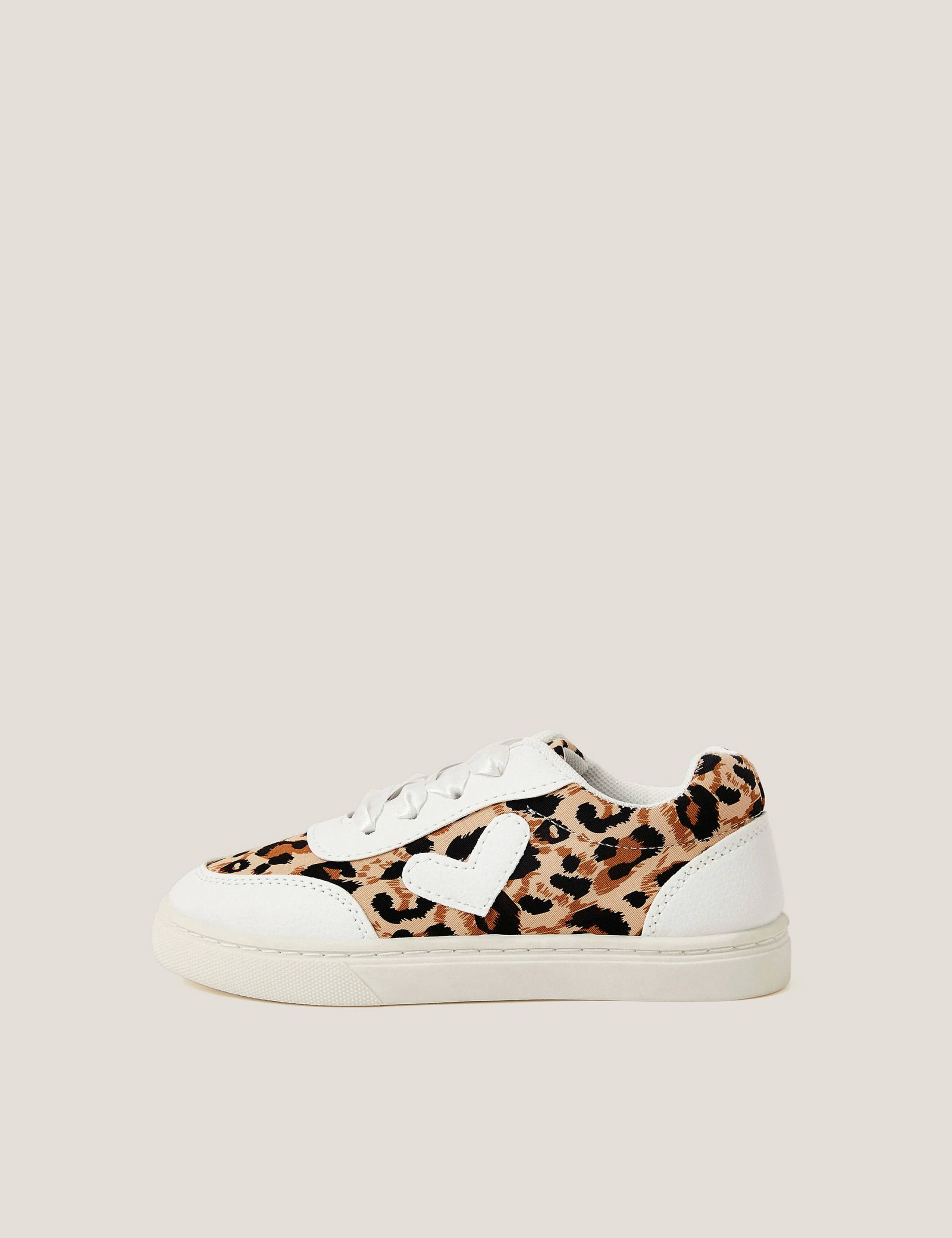 Kids' Animal Print Heart Trainers (11 Small - 4 Large) 3 of 3