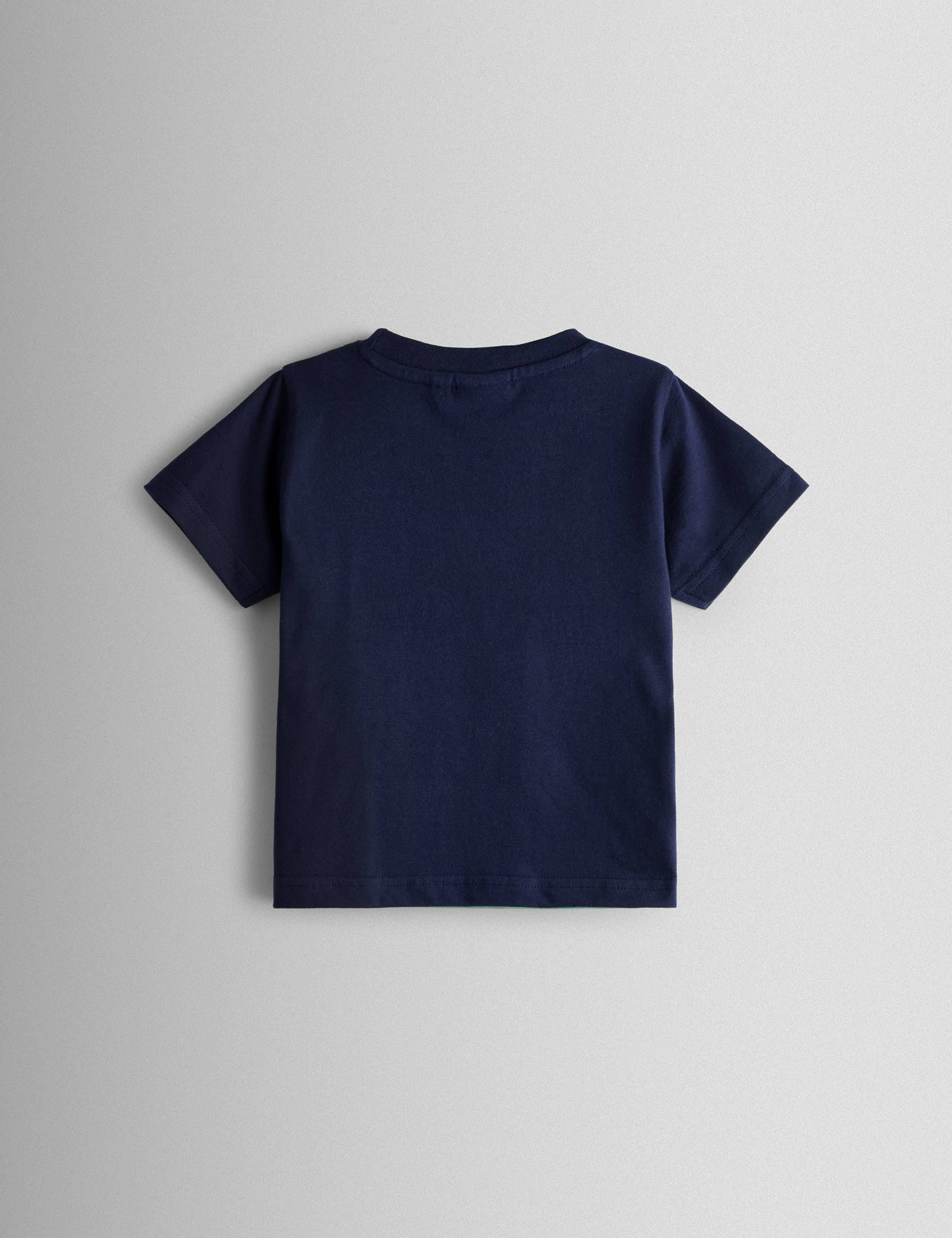 Pure Cotton Three Lions Football T-Shirt (6 Months-7 Years) 2 of 3