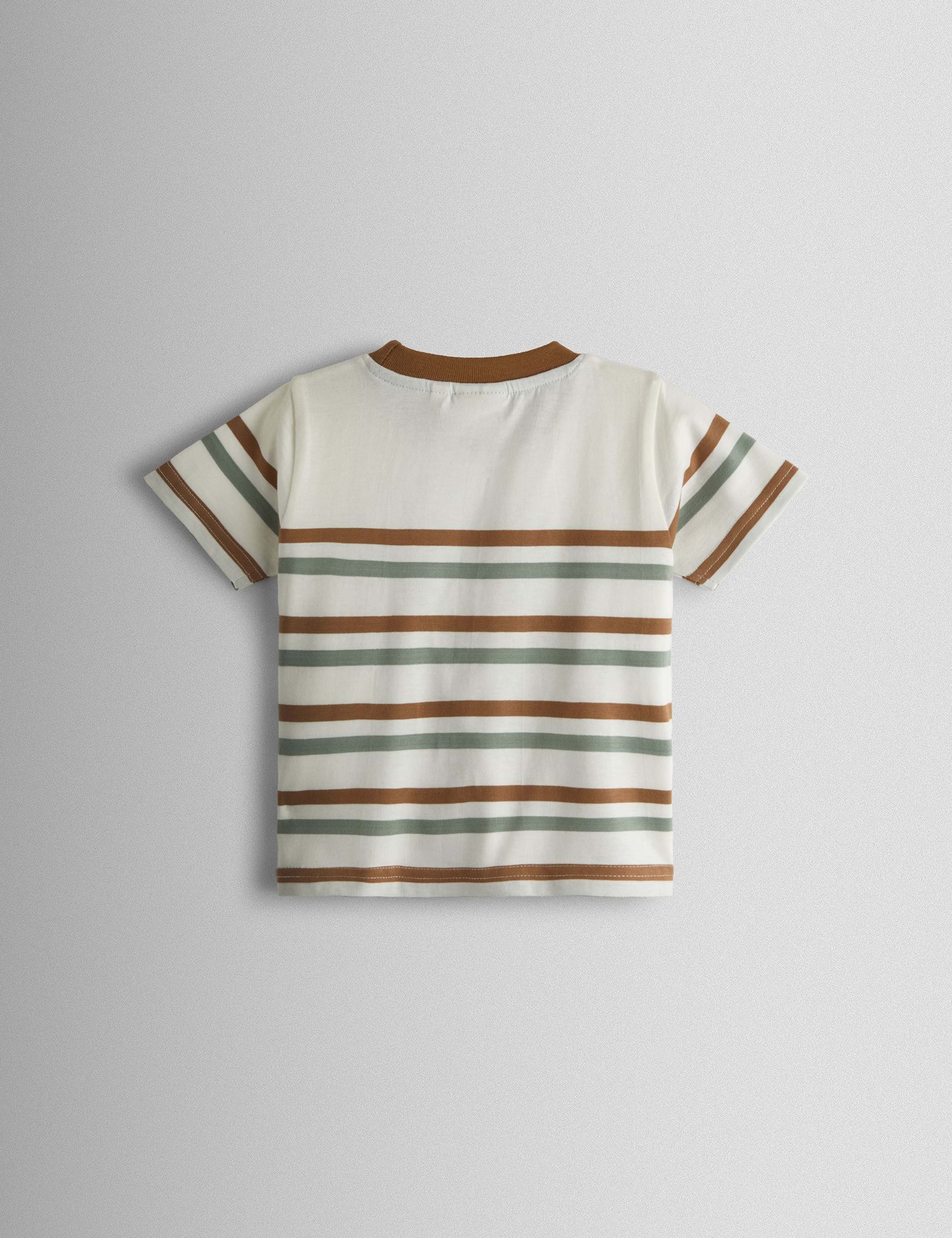 Pure Cotton Dino Truck Appliqué T-Shirt (6 Mths - 6 Yrs) 3 of 3