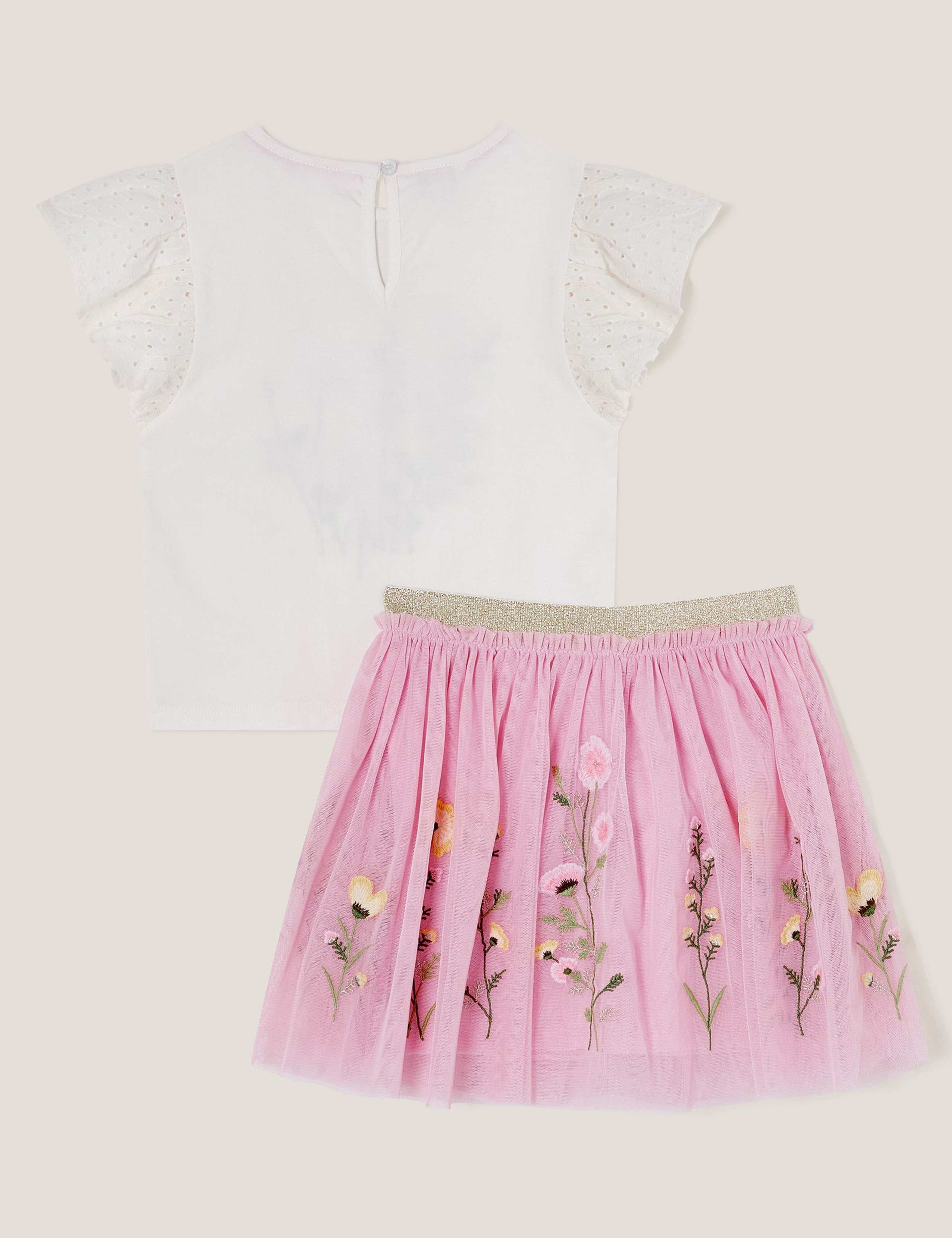 2pc Pure Cotton Floral Dress (3-13 Yrs) 2 of 3