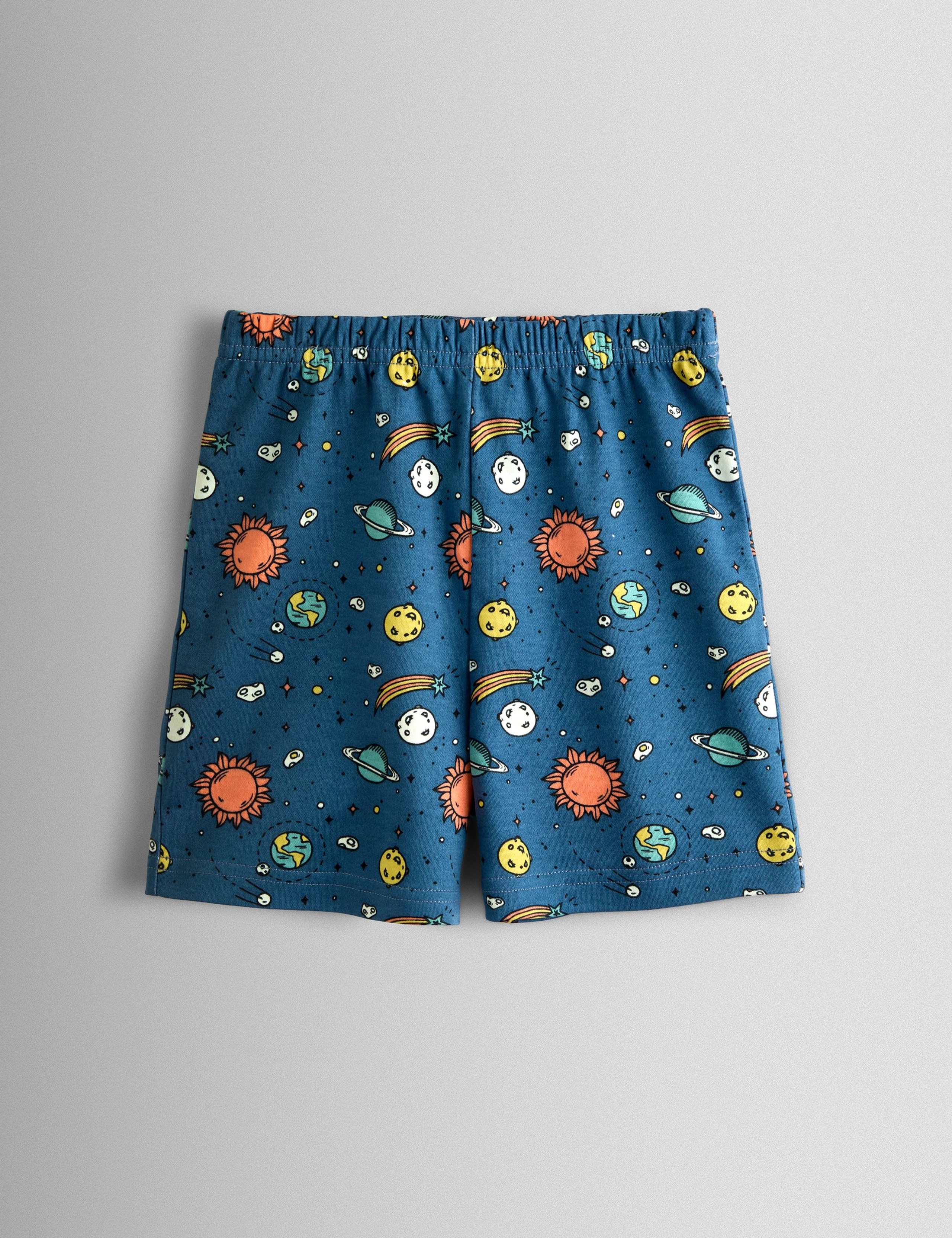 Pure Cotton Glow In The Dark Space Pyjamas (1-6 Yrs) 8 of 9