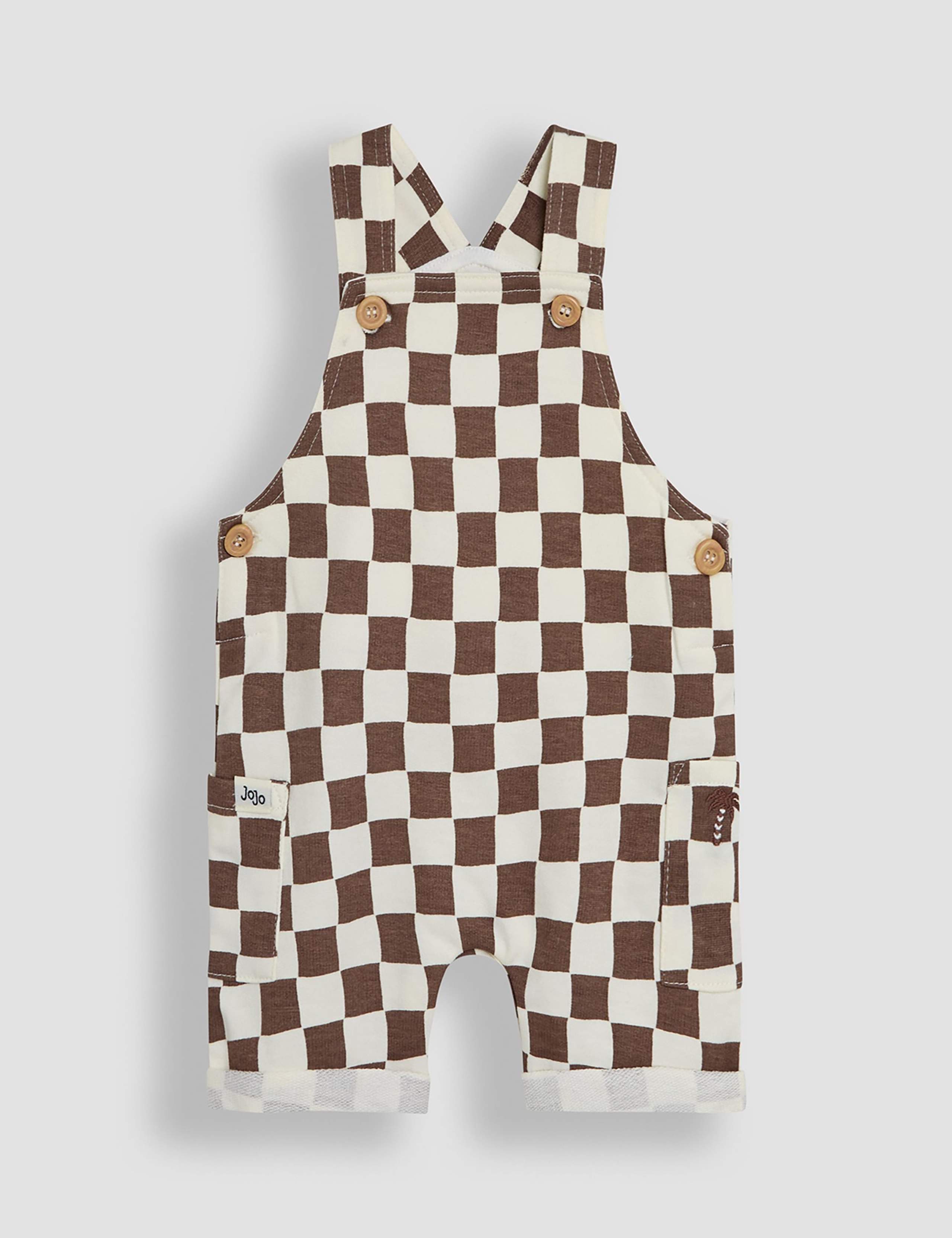 2 Piece Pure Cotton Dungaree Outfit (0-24 Mths) 2 of 6