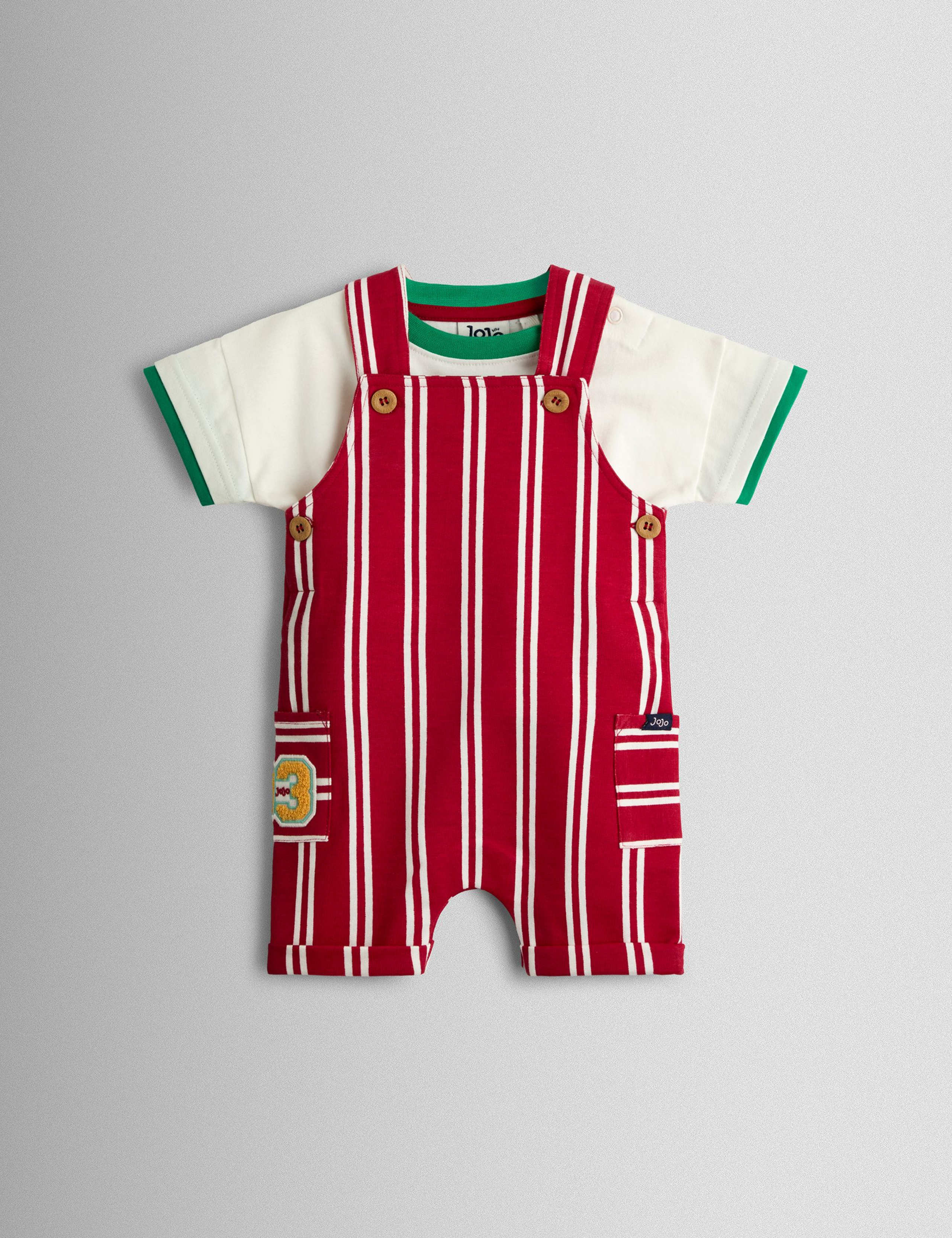 2 Piece Striped Outfit (0-24 Mths) 1 of 7