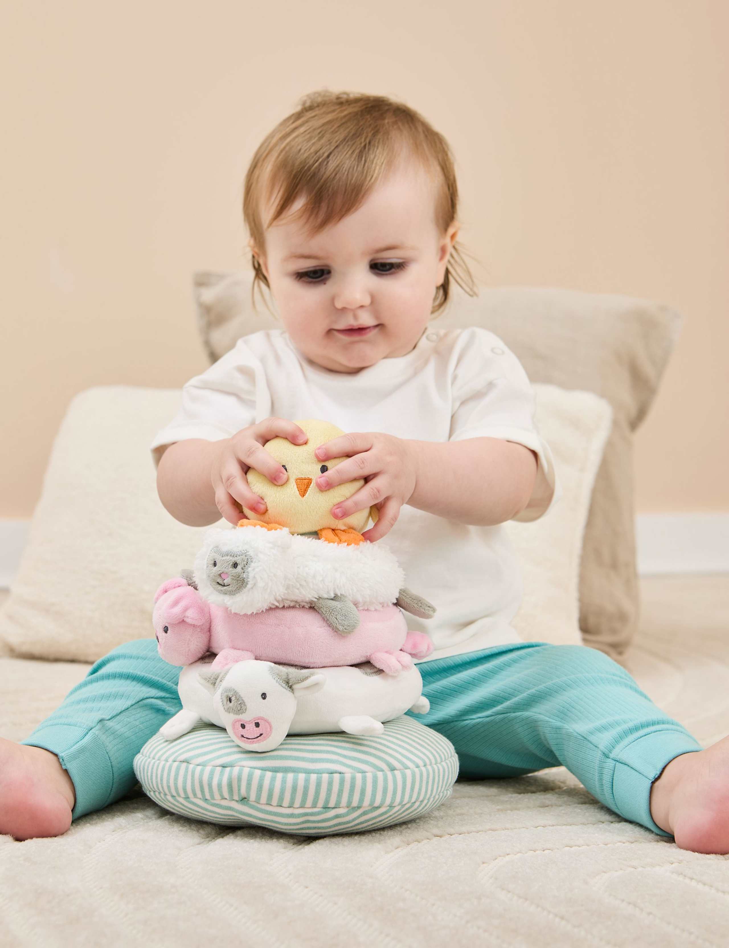 Farm Plush Ring Stacker (12 Mths) 3 of 5