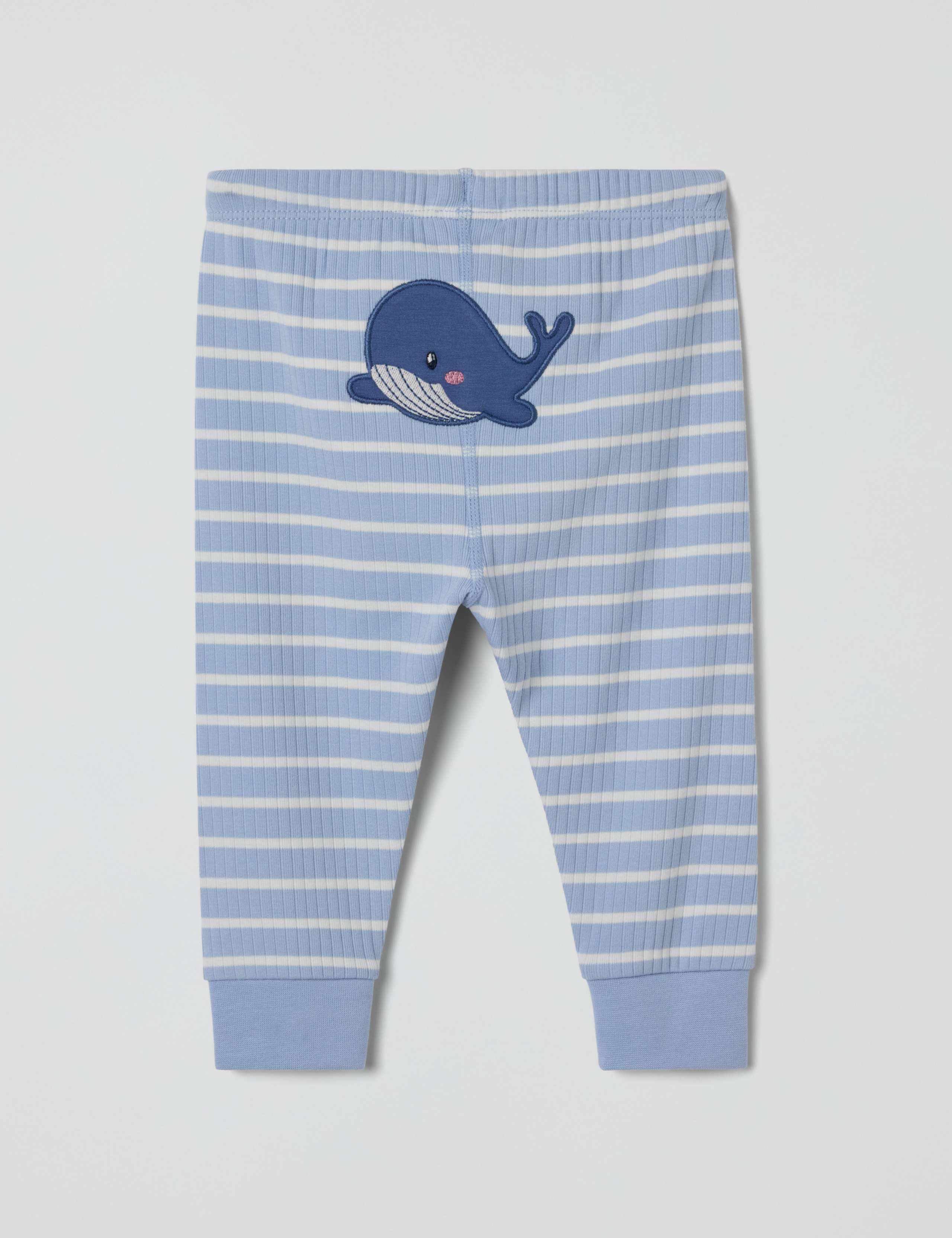 Cotton Rich Whale Appliqué Leggings (1-12 Mths) 4 of 4