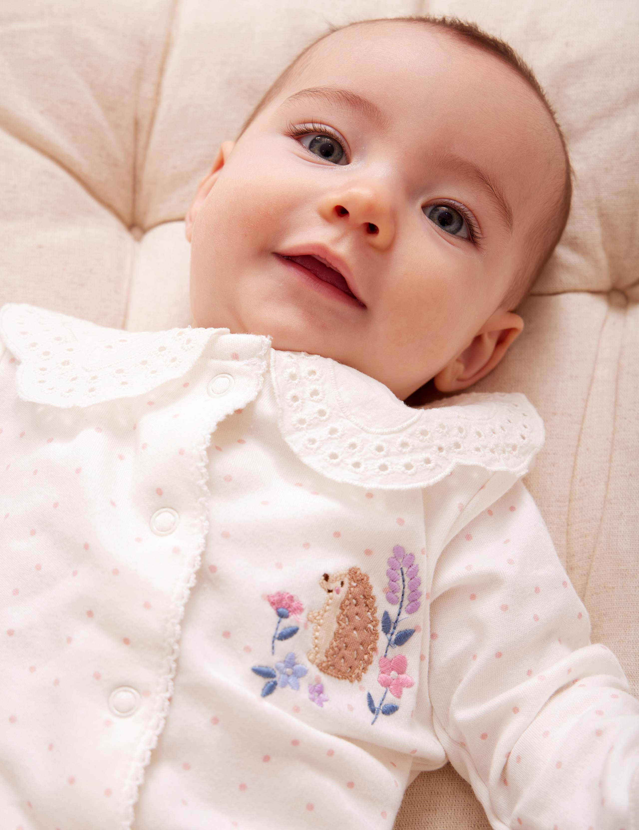 Pure Cotton Woodland Sleepsuit (7lbs-18 Mths) 2 of 4