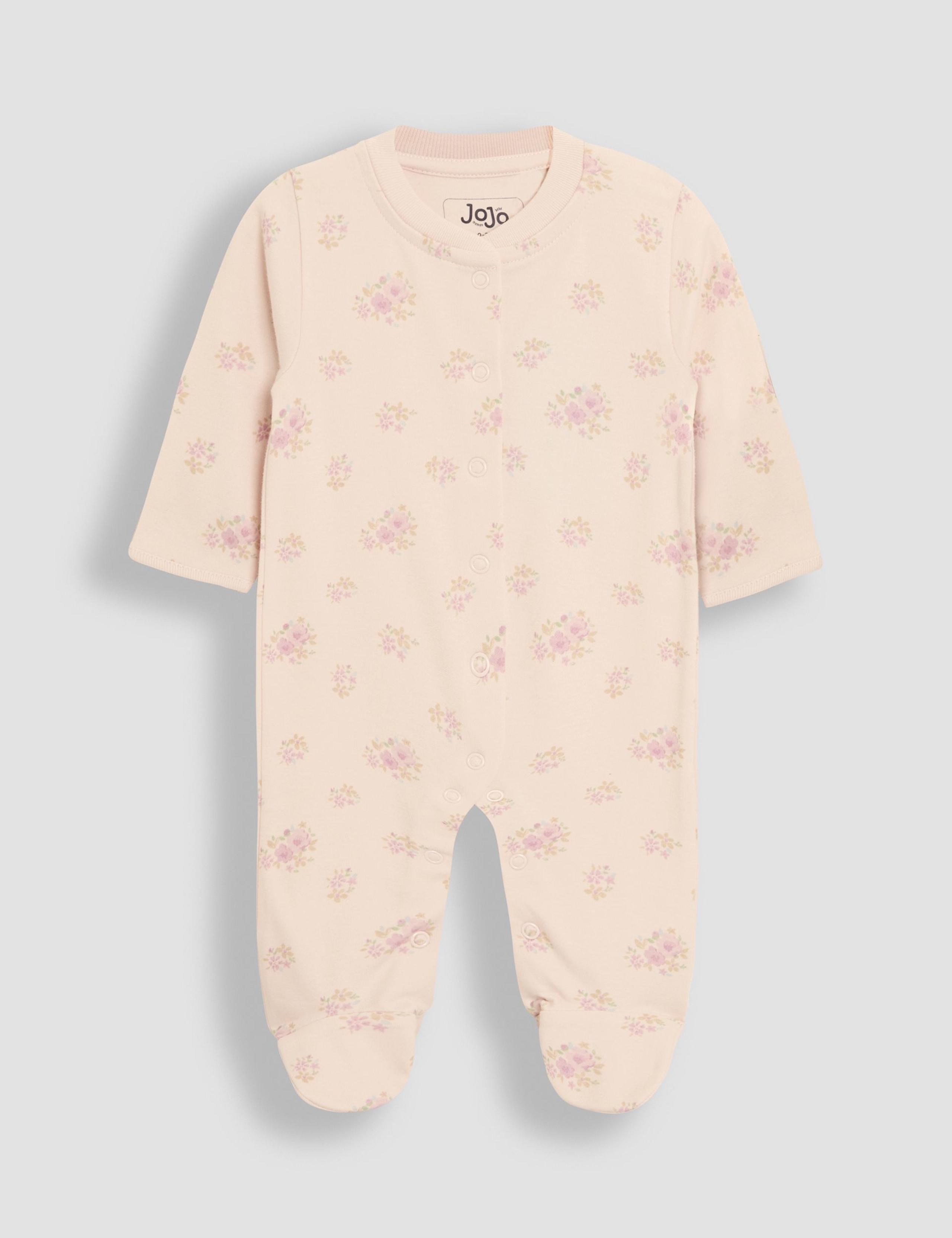 2 Piece Cotton Rich Floral Outfit (0-12 Months) 2 of 5