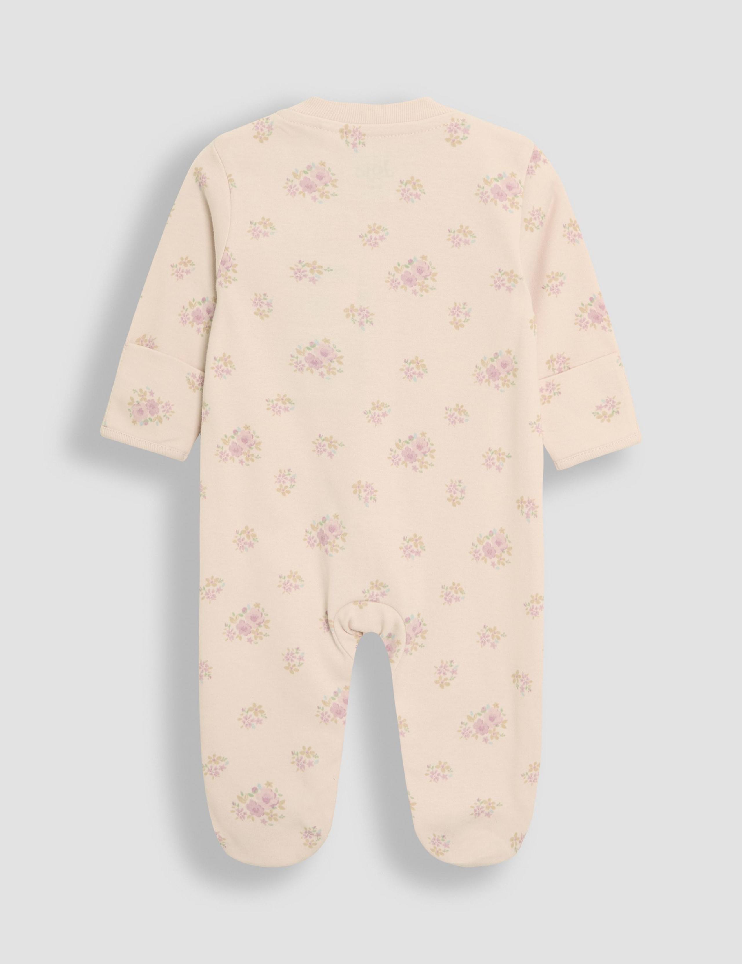 2 Piece Cotton Rich Floral Outfit (7lbs-12 Mths) 3 of 5