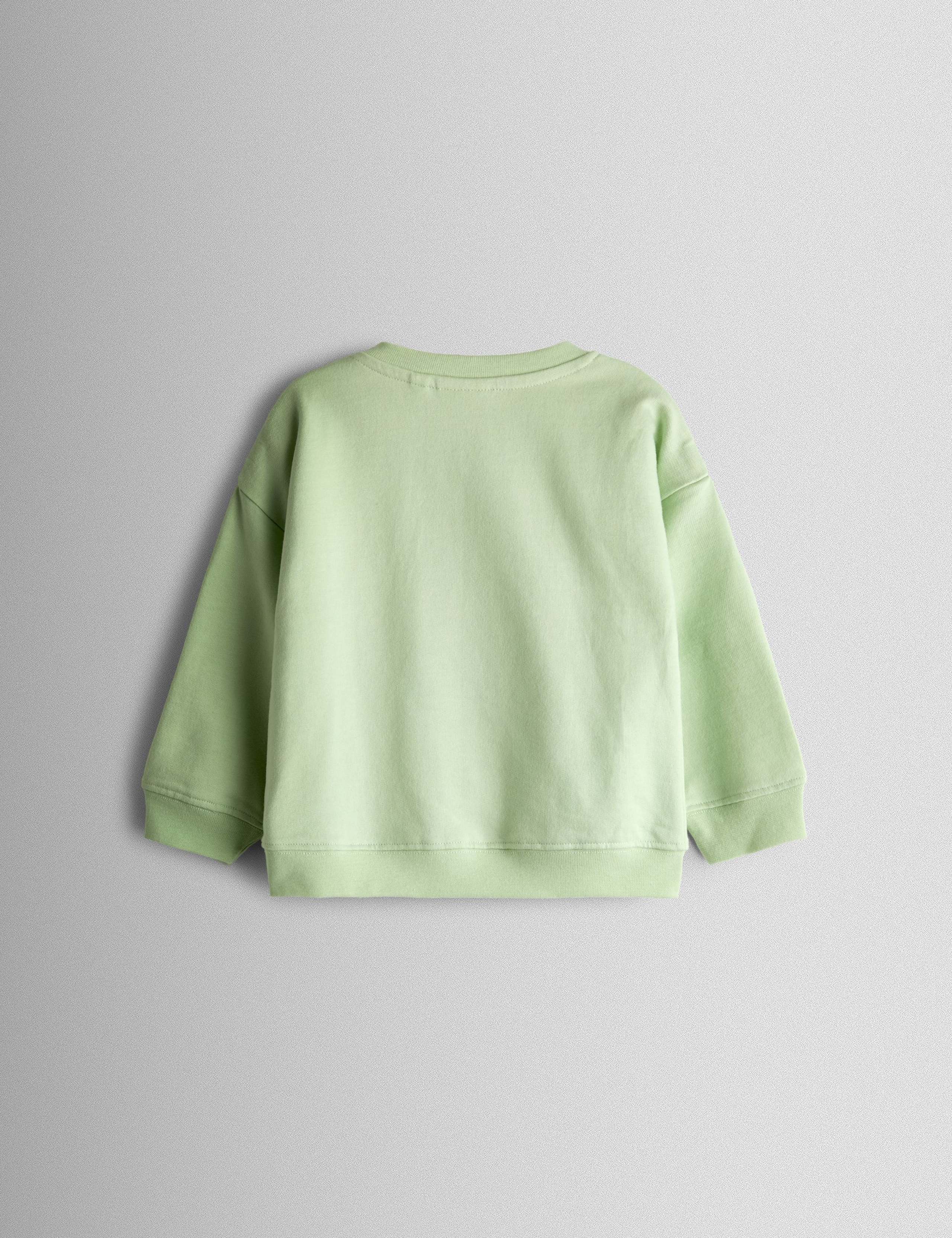 Pure Cotton Surf Seeker Slogan Sweatshirt (6 Months-7 Years) 3 of 3