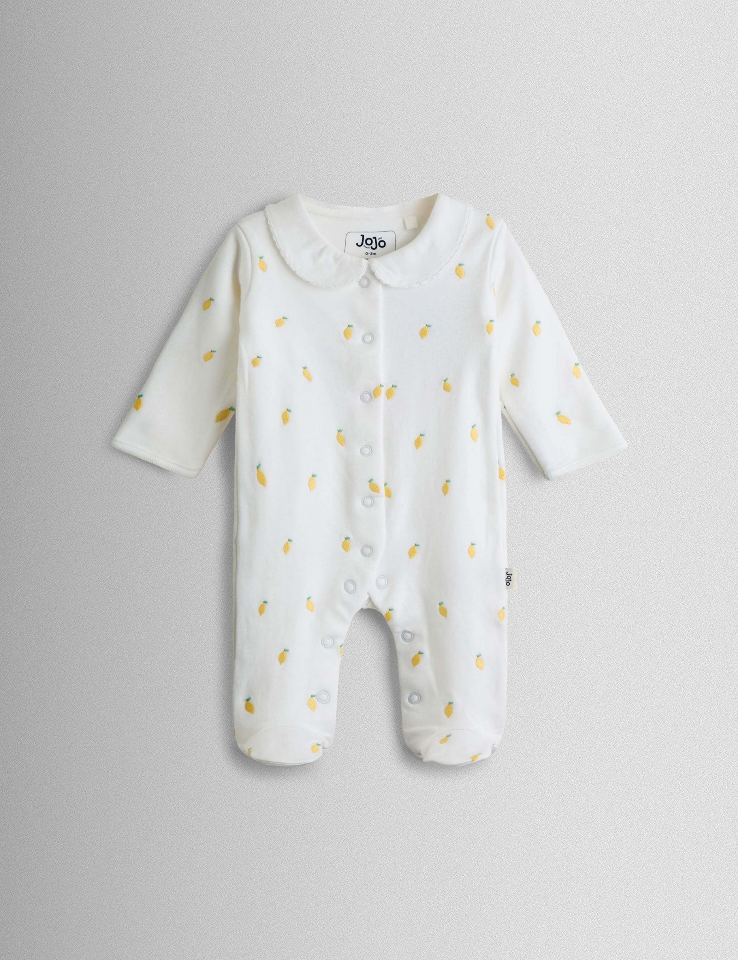 Pure Cotton Embroidered Sleepsuit (7lbs-12 Mths) 4 of 7