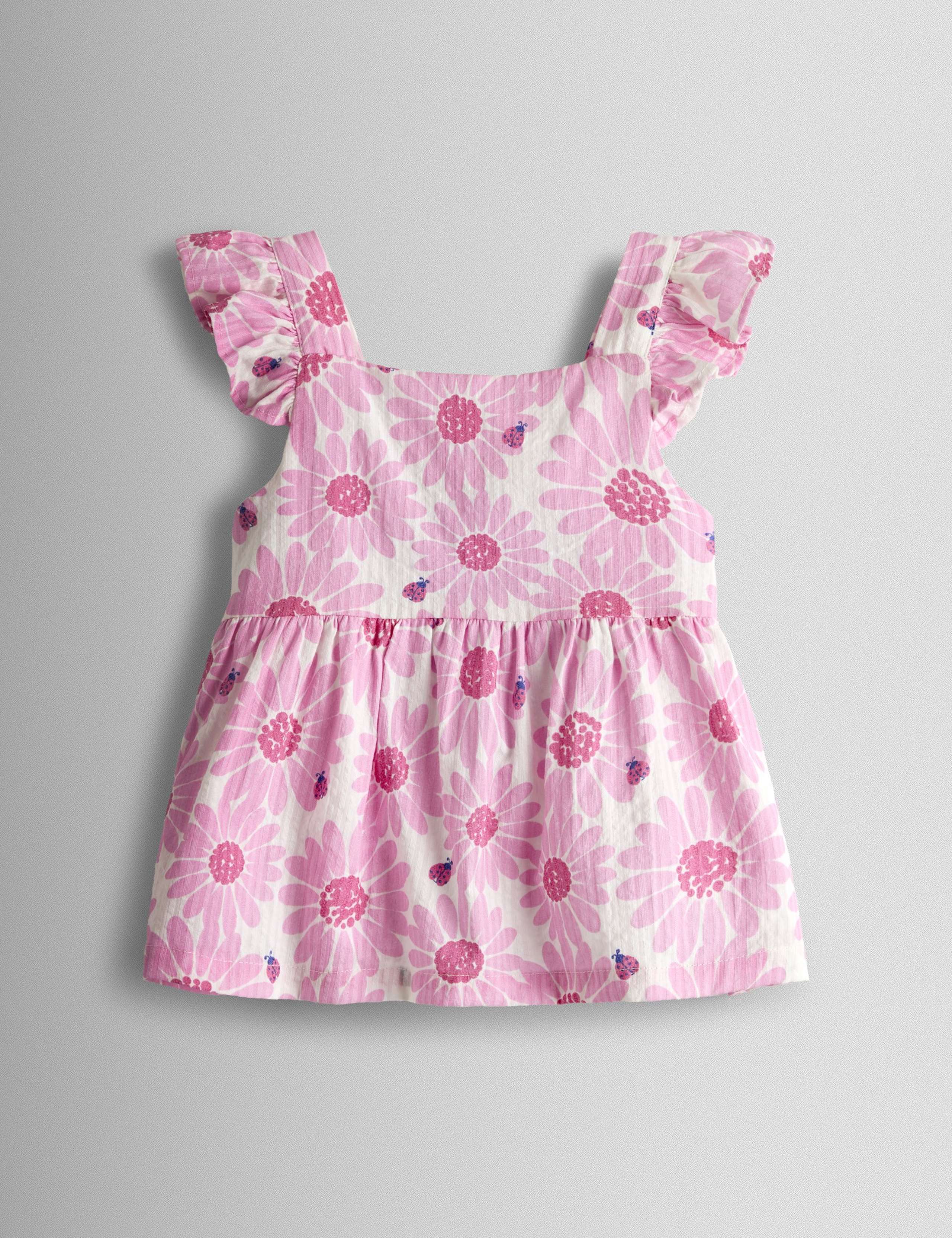 2 Piece Floral Frill Detail Top & Shorts Set (6 Mths-9 Yrs) 2 of 6