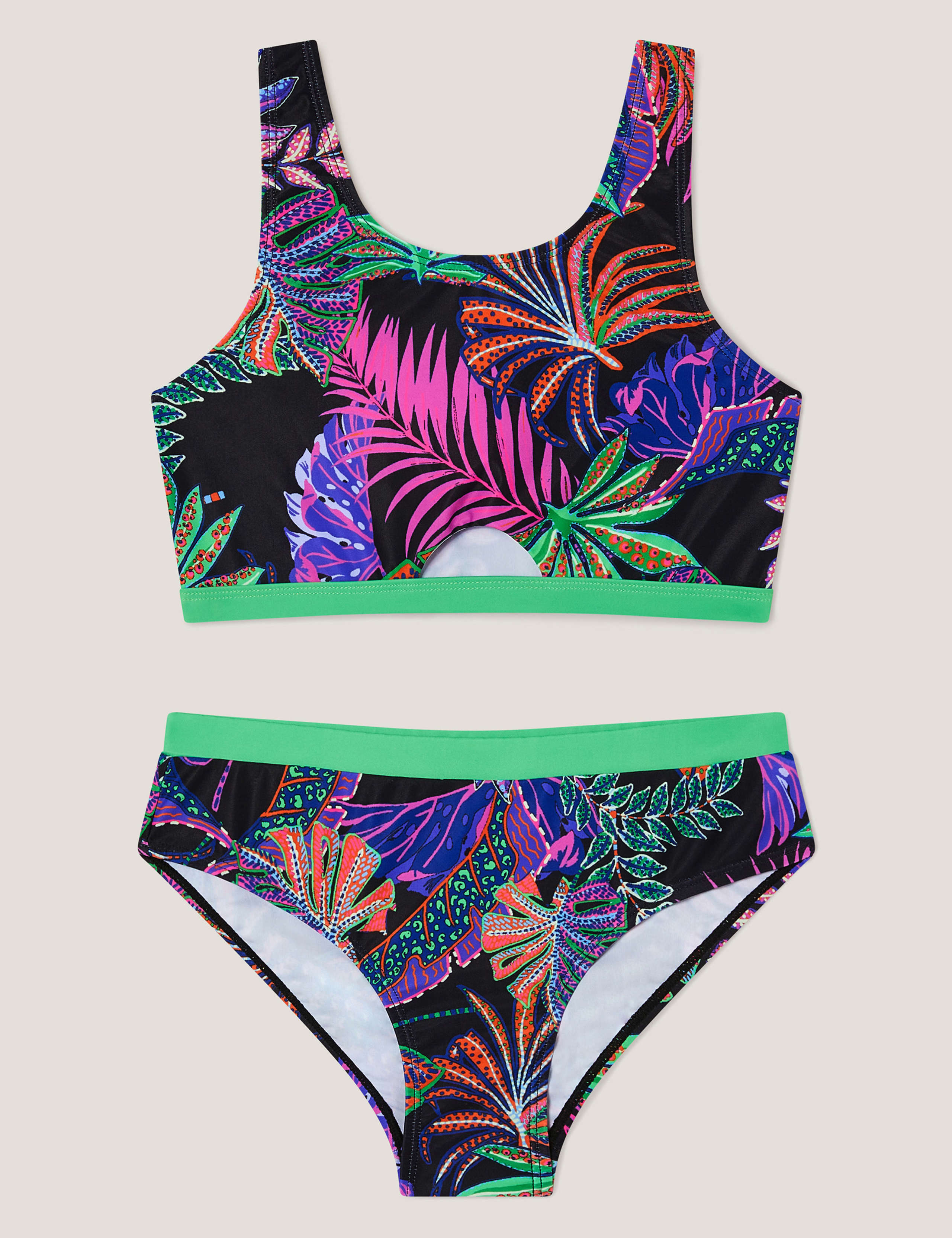 2pc Tropical Bikini (7-14 Yrs) 1 of 3