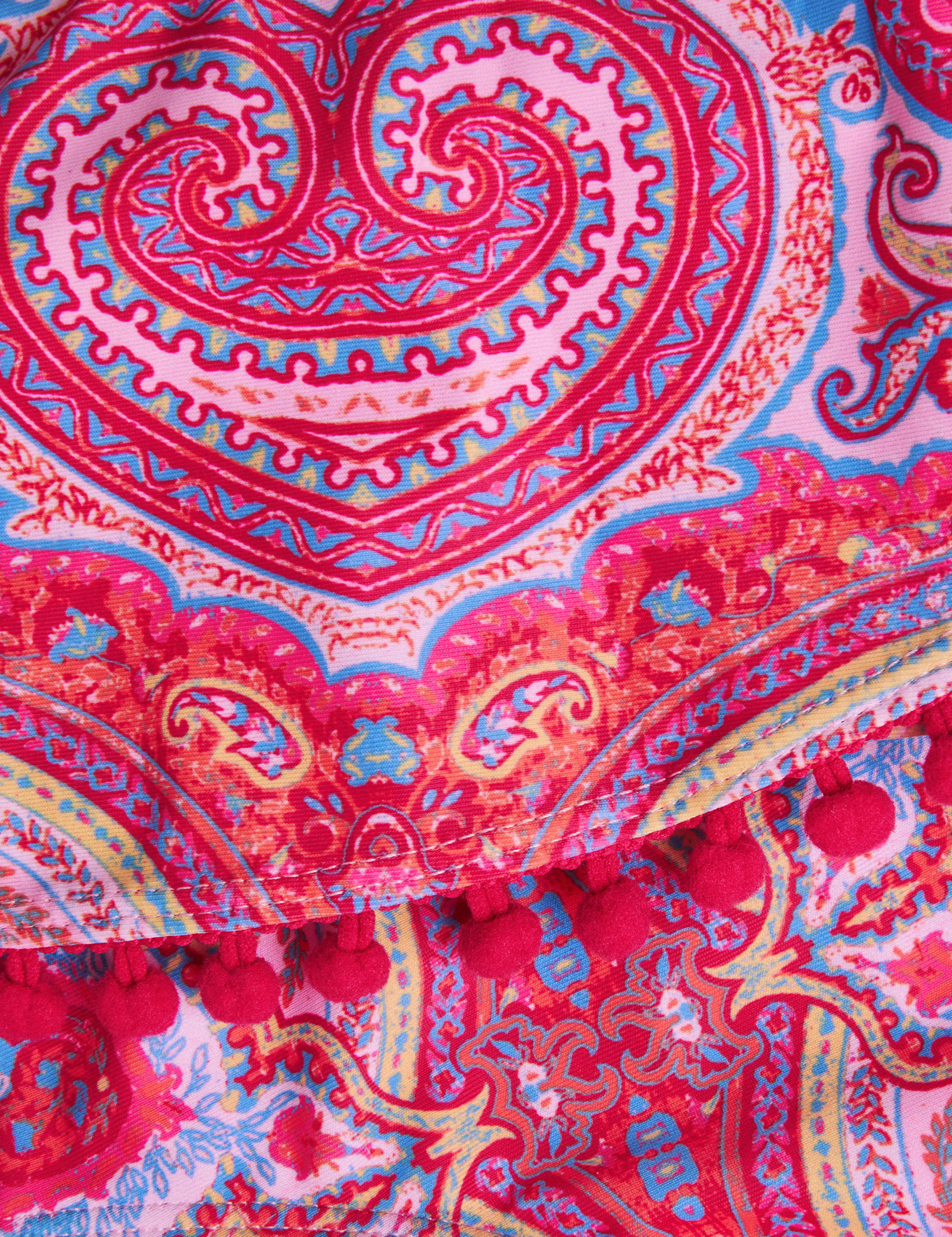 Paisley Frill Halterneck Bikini (3-15 Yrs) 2 of 3