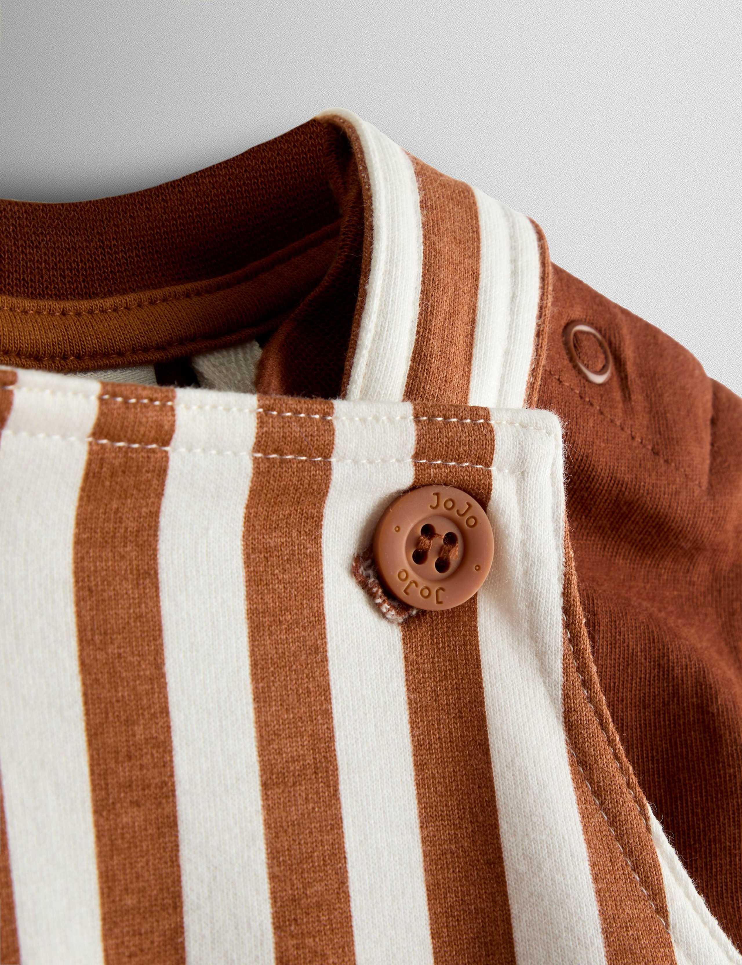 2 Piece Pure Cotton Dungarees & T-Shirt Set (0-18 Mths) 6 of 7