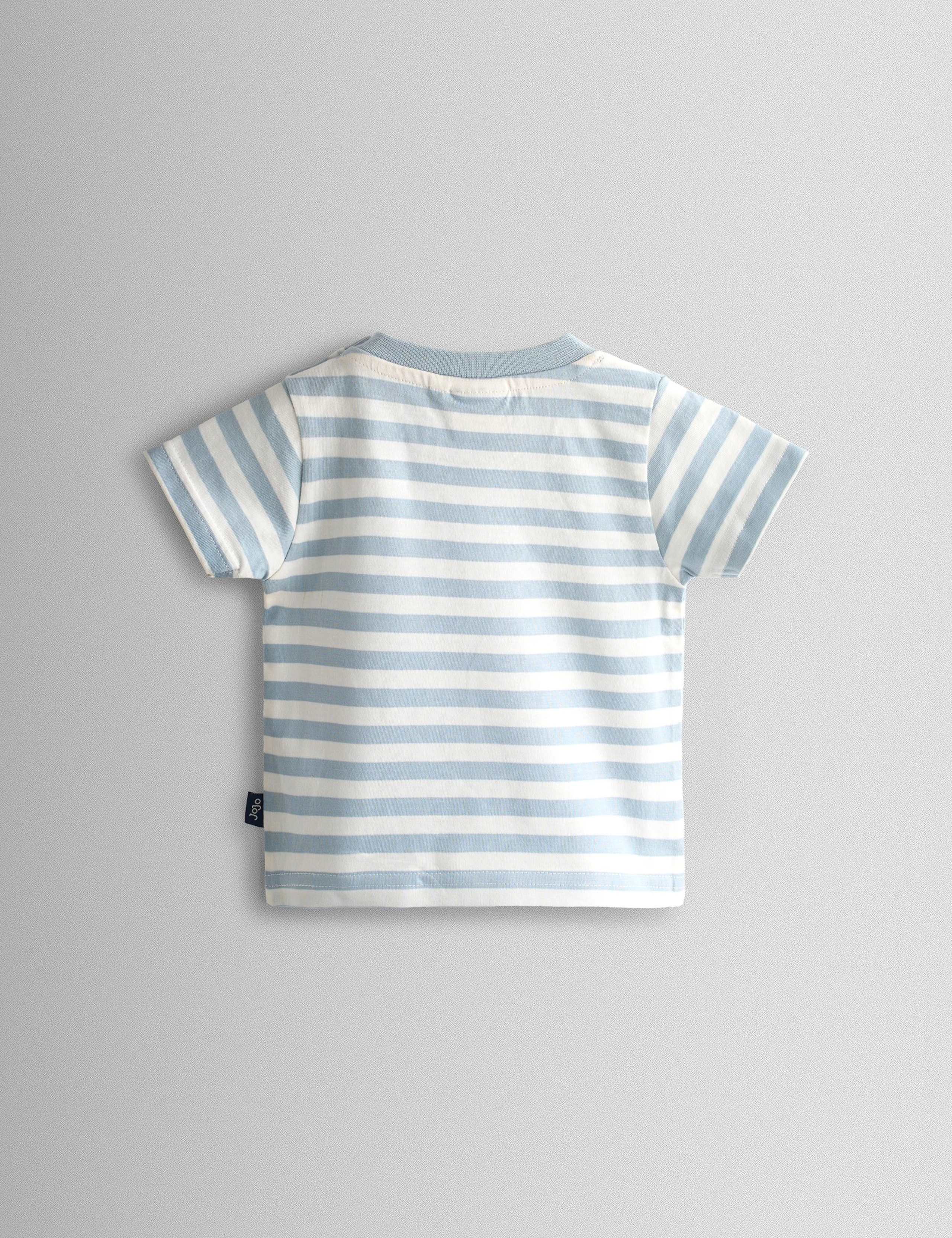 2 Piece Pure Cotton Dungarees & T-Shirt Set 4 of 7