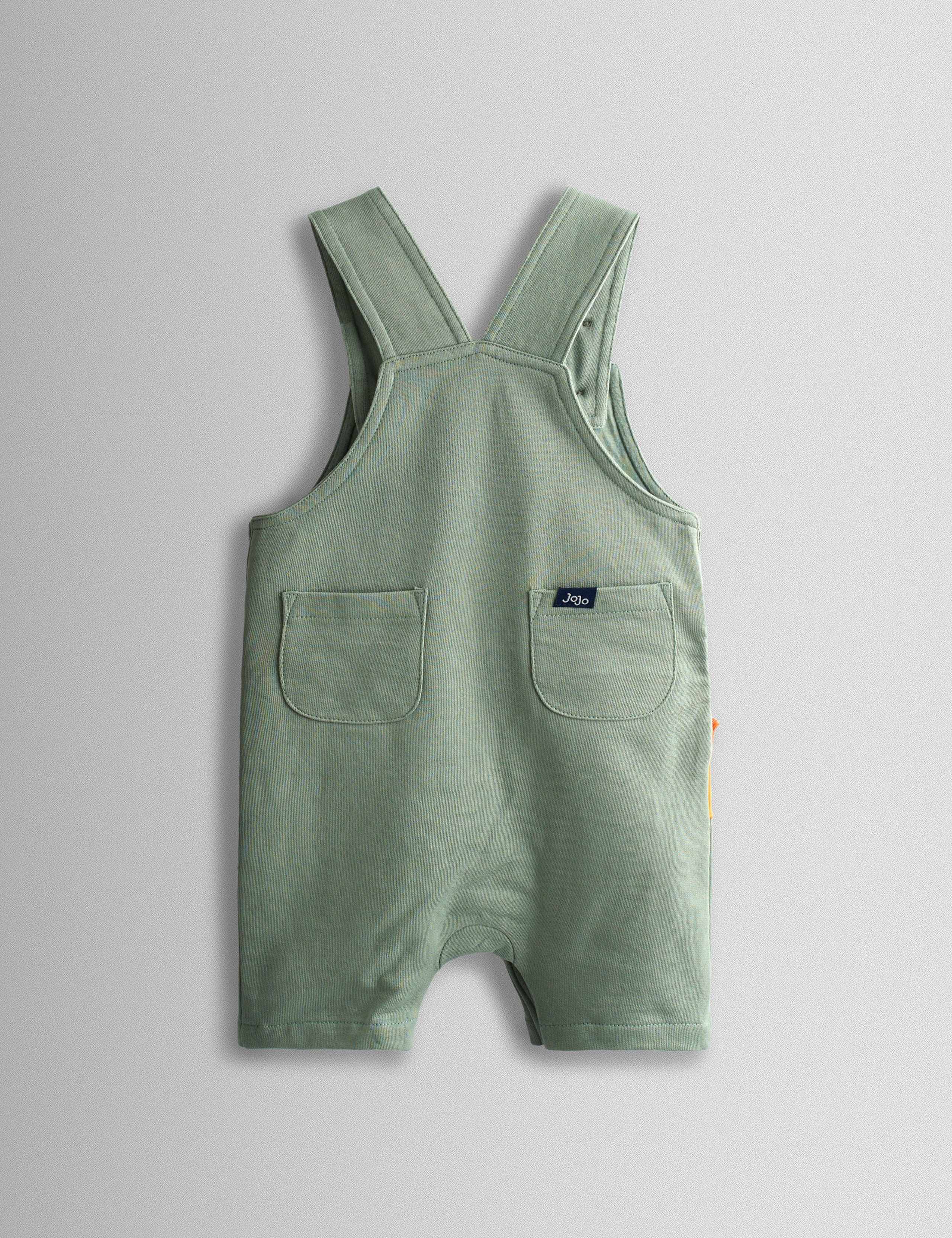 2 Piece Pure Cotton Dungarees & T-Shirt Set 5 of 7