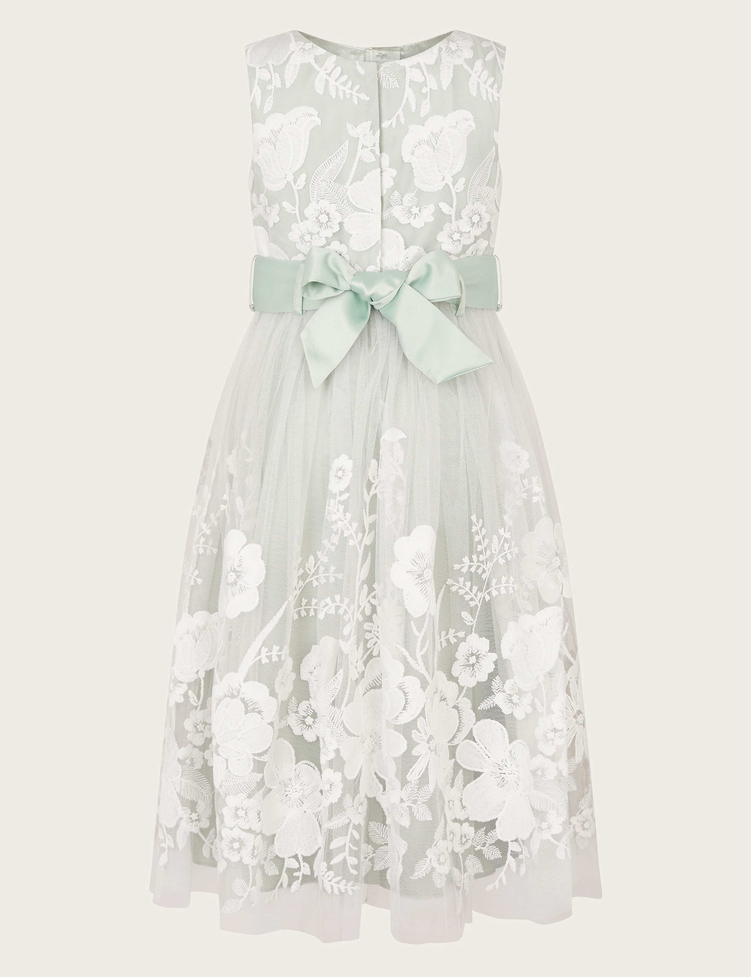 Embroidered Floral Lace Maxi Dress (2-15 Yrs) 4 of 4