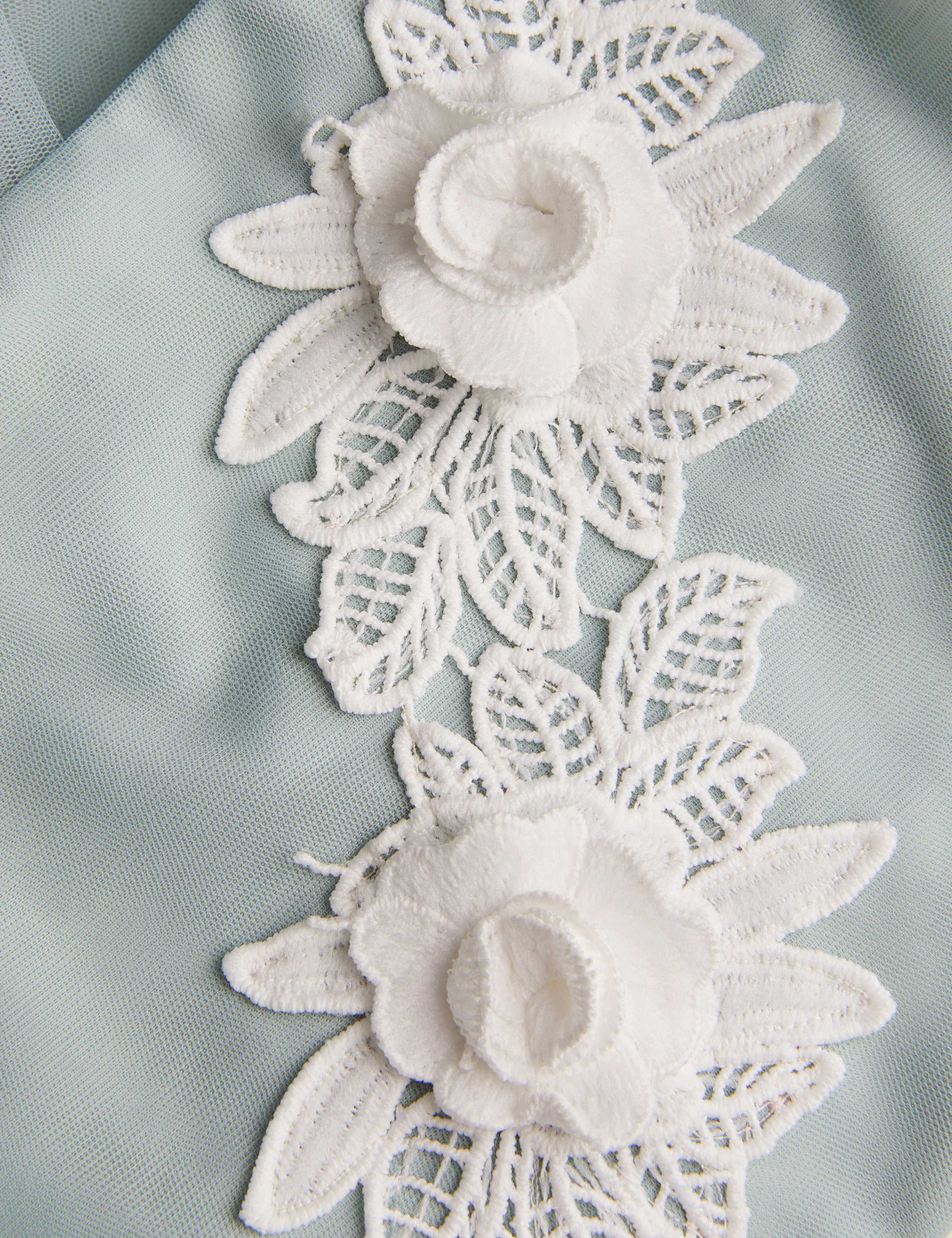 Tulle Applique Dress (3-15 Yrs) 2 of 3