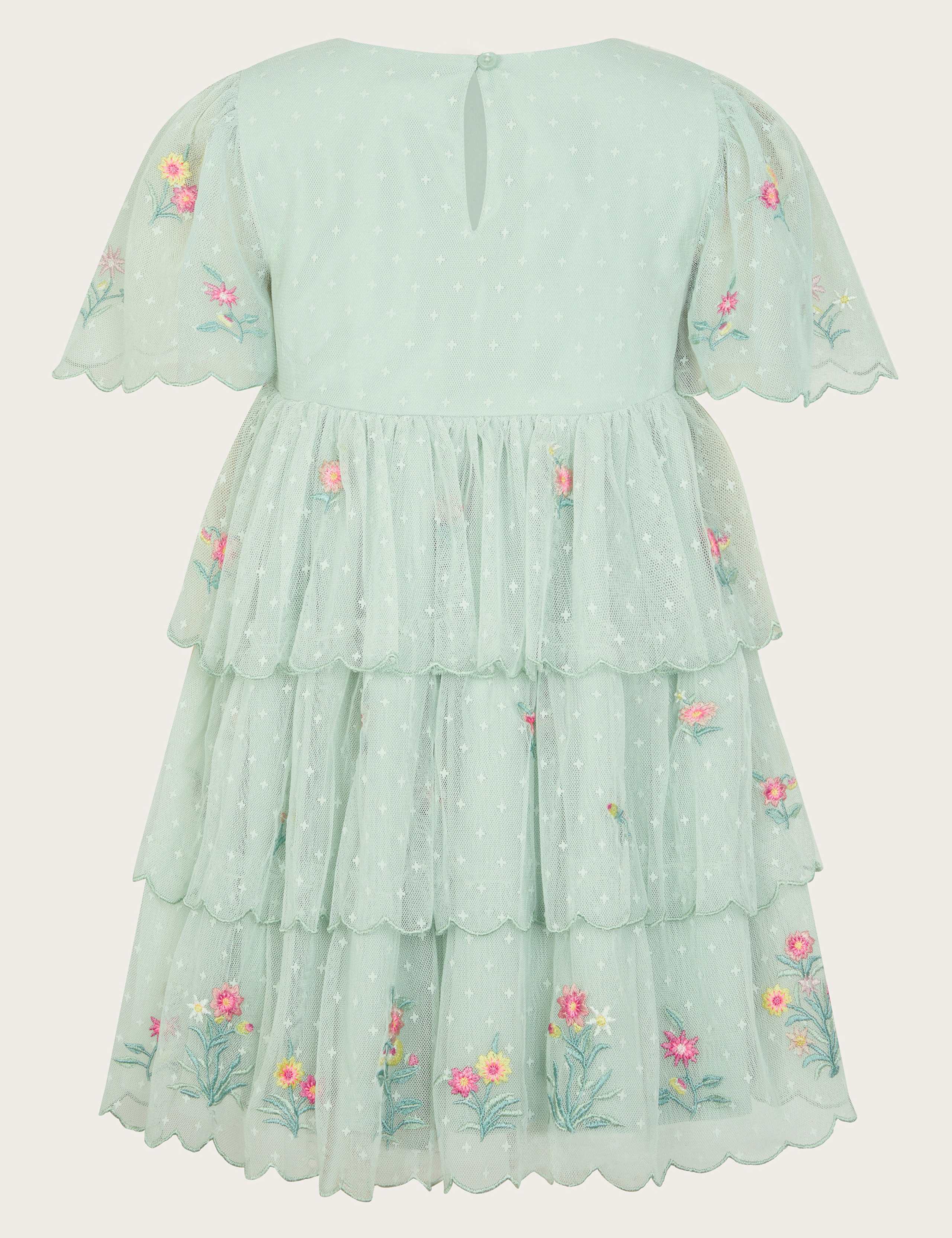 Embroidered Lace Dress (3-15 Yrs) 4 of 4