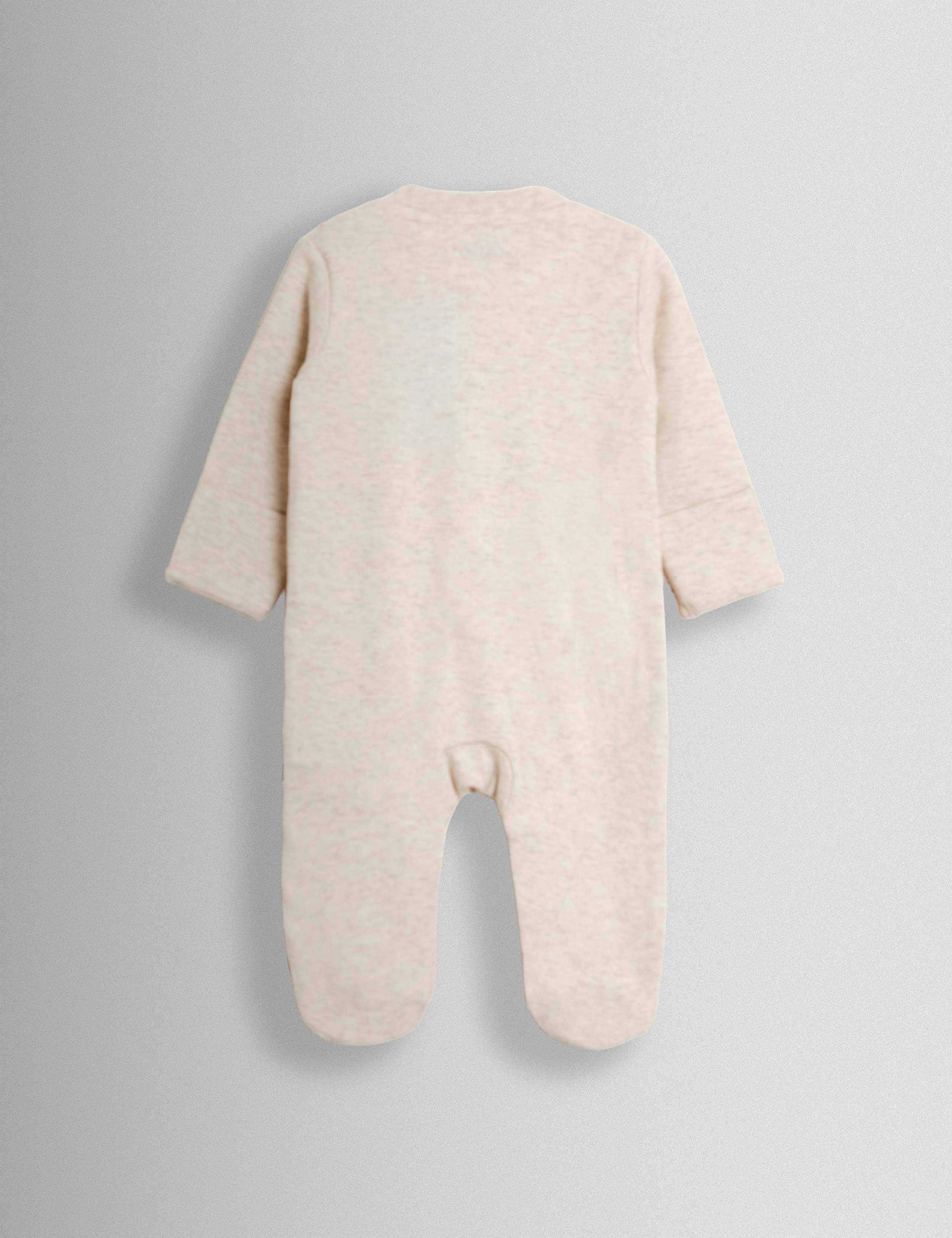 Pure Cotton Safari Appliqué Sleepsuit (0-12 Months) 2 of 3