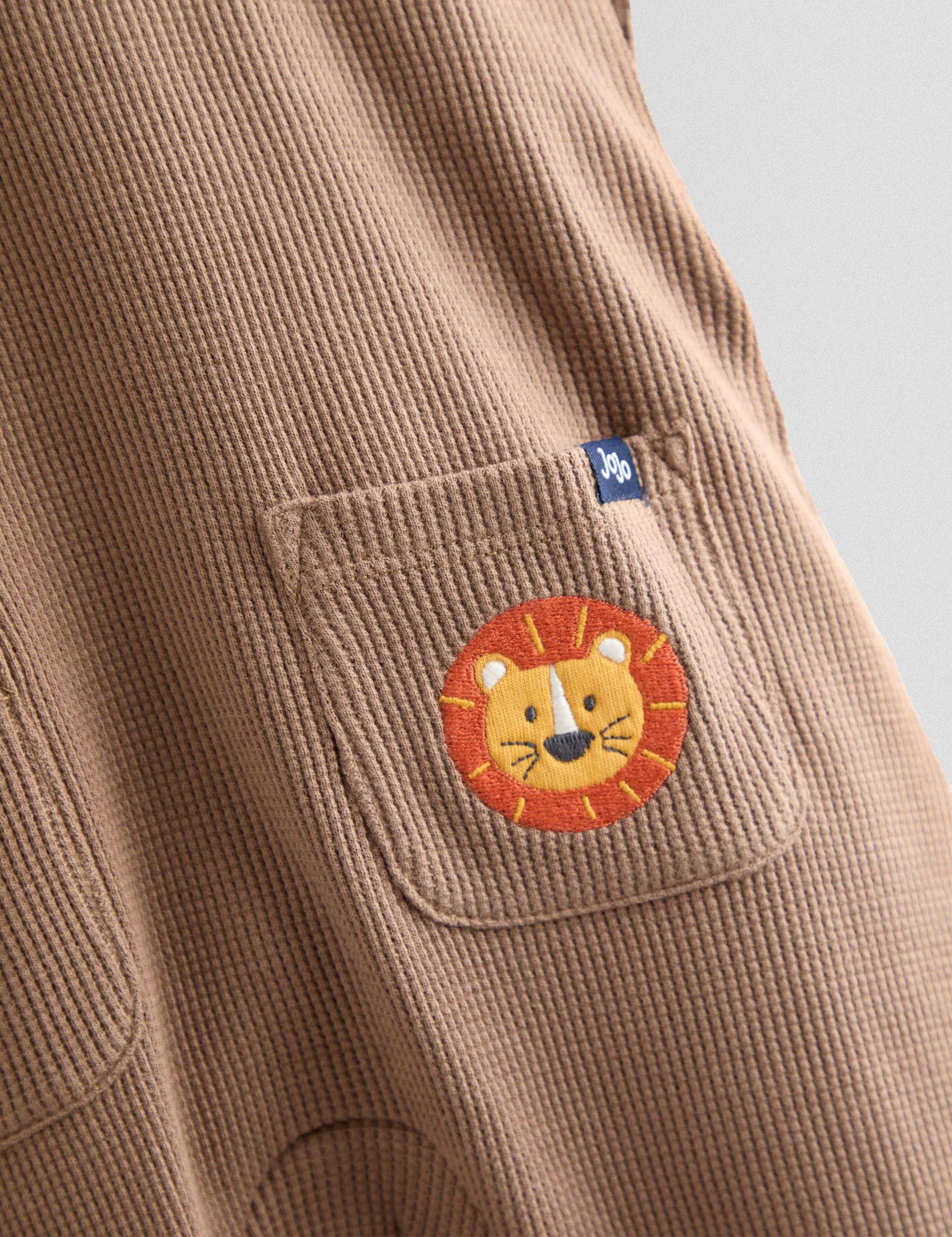 2 Piece Pure Cotton Safari Dungaree Outfit (0-24 Mths) 5 of 7