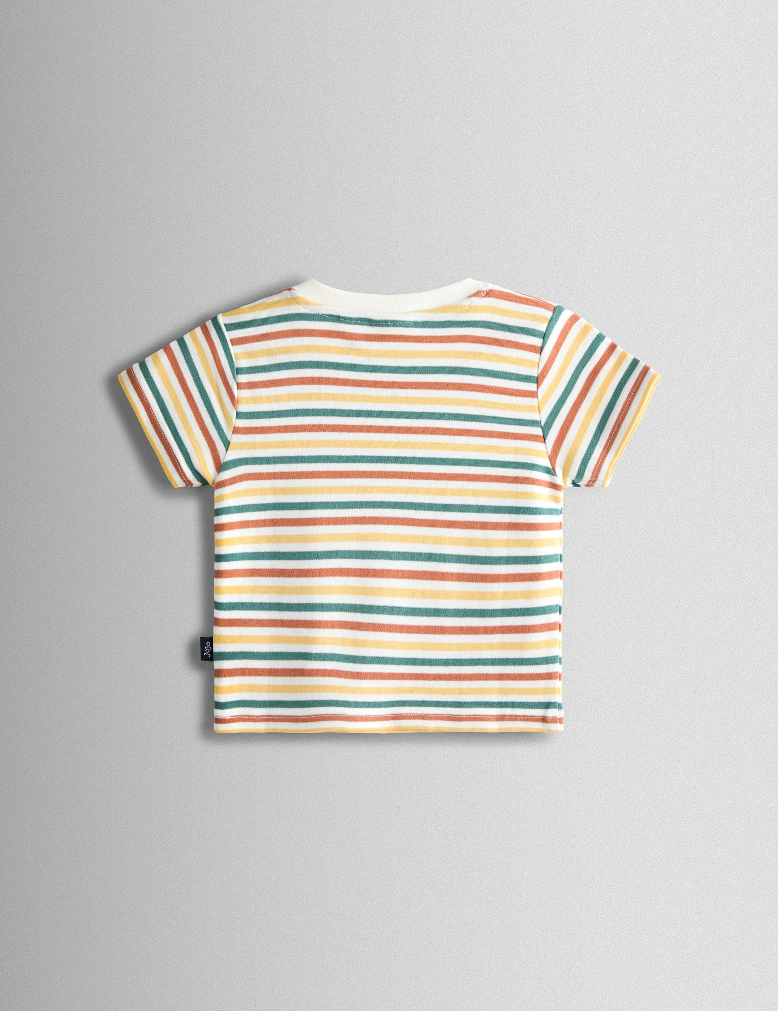 2 Piece Pure Cotton Safari Dungaree Outfit (0-24 Mths) 7 of 7