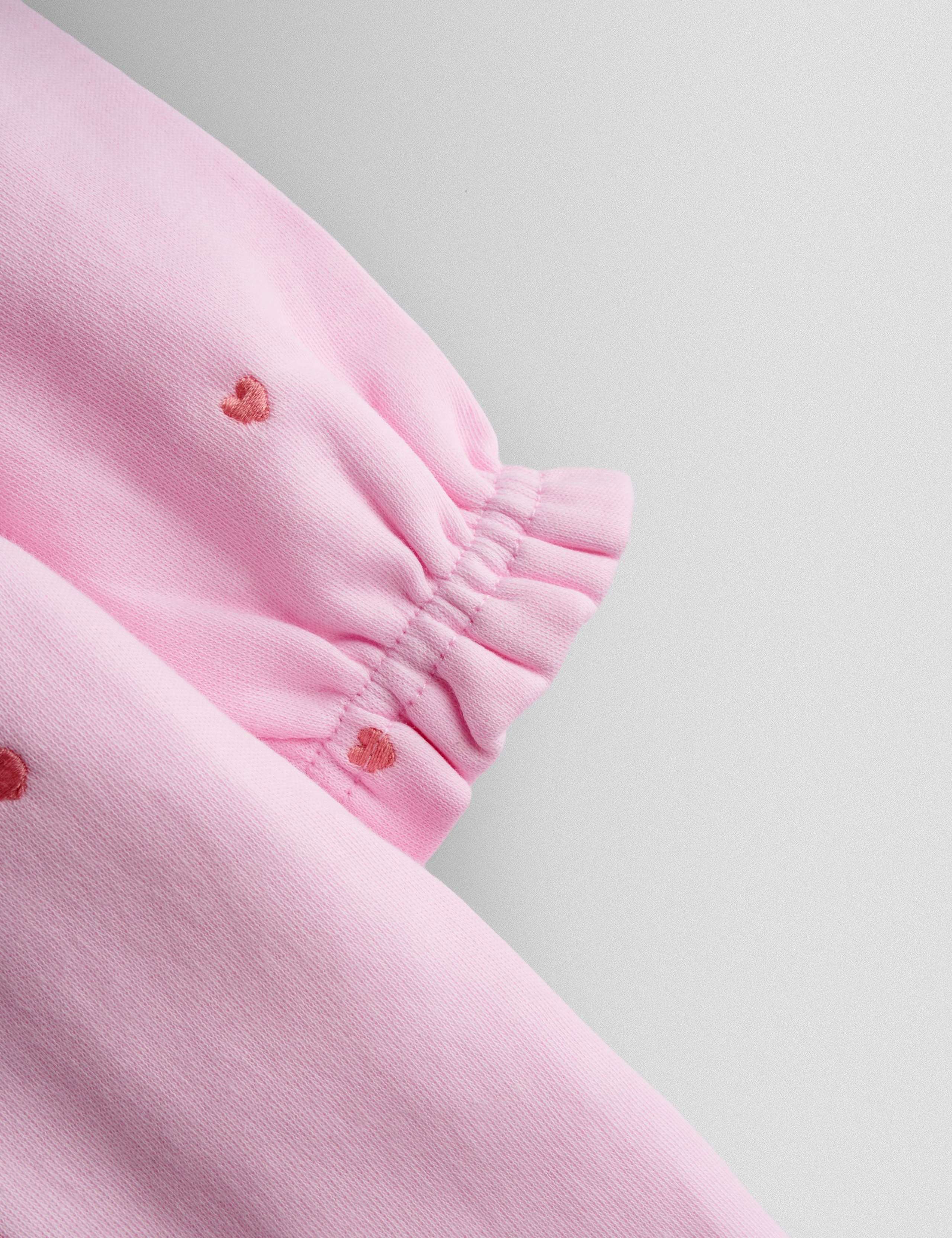 2 Piece Pure Cotton Embroidered Sleepsuit with Hat (7lbs-18 Mths) 4 of 8