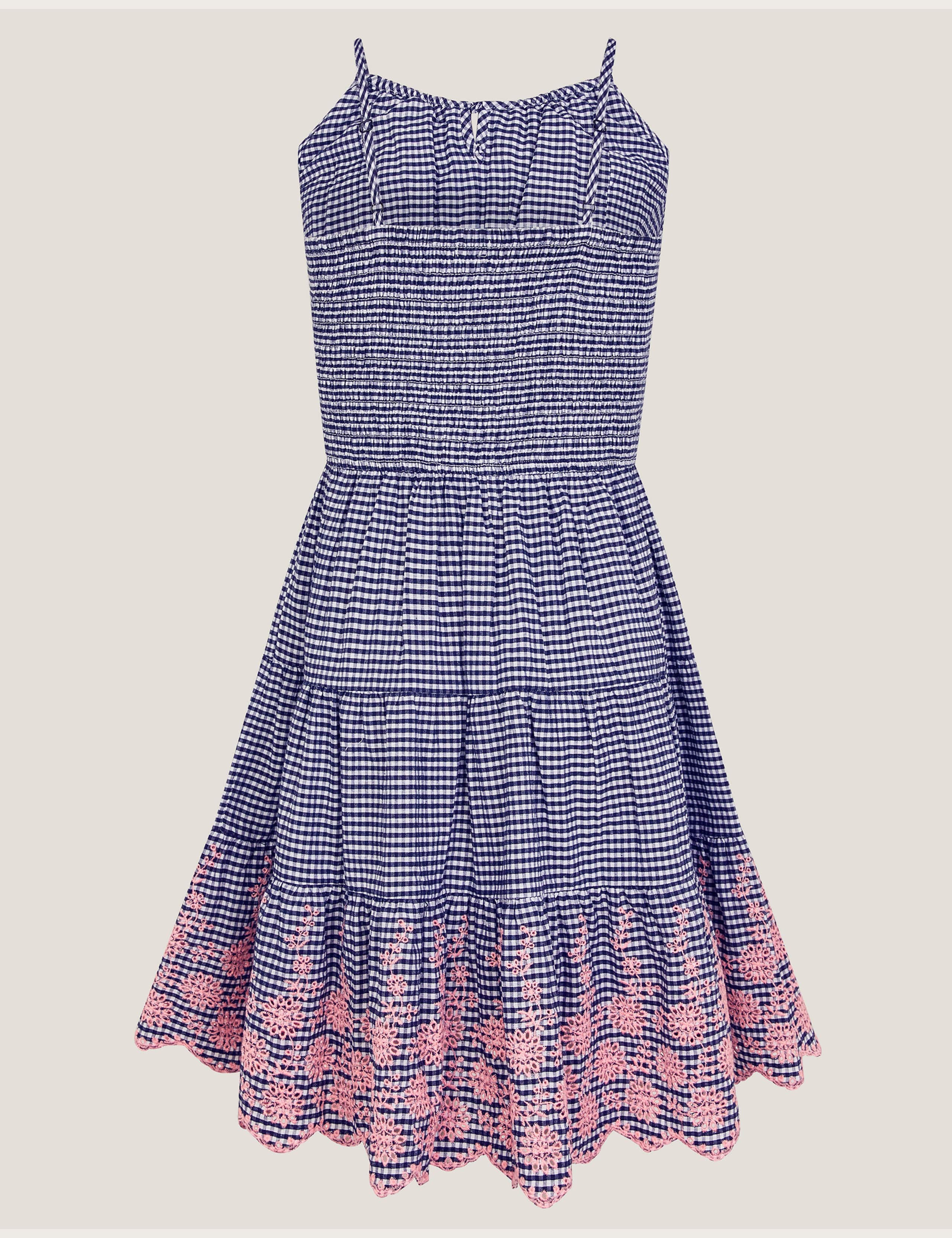 Pure Cotton Gingham Dress (7-15 Yrs) 2 of 3