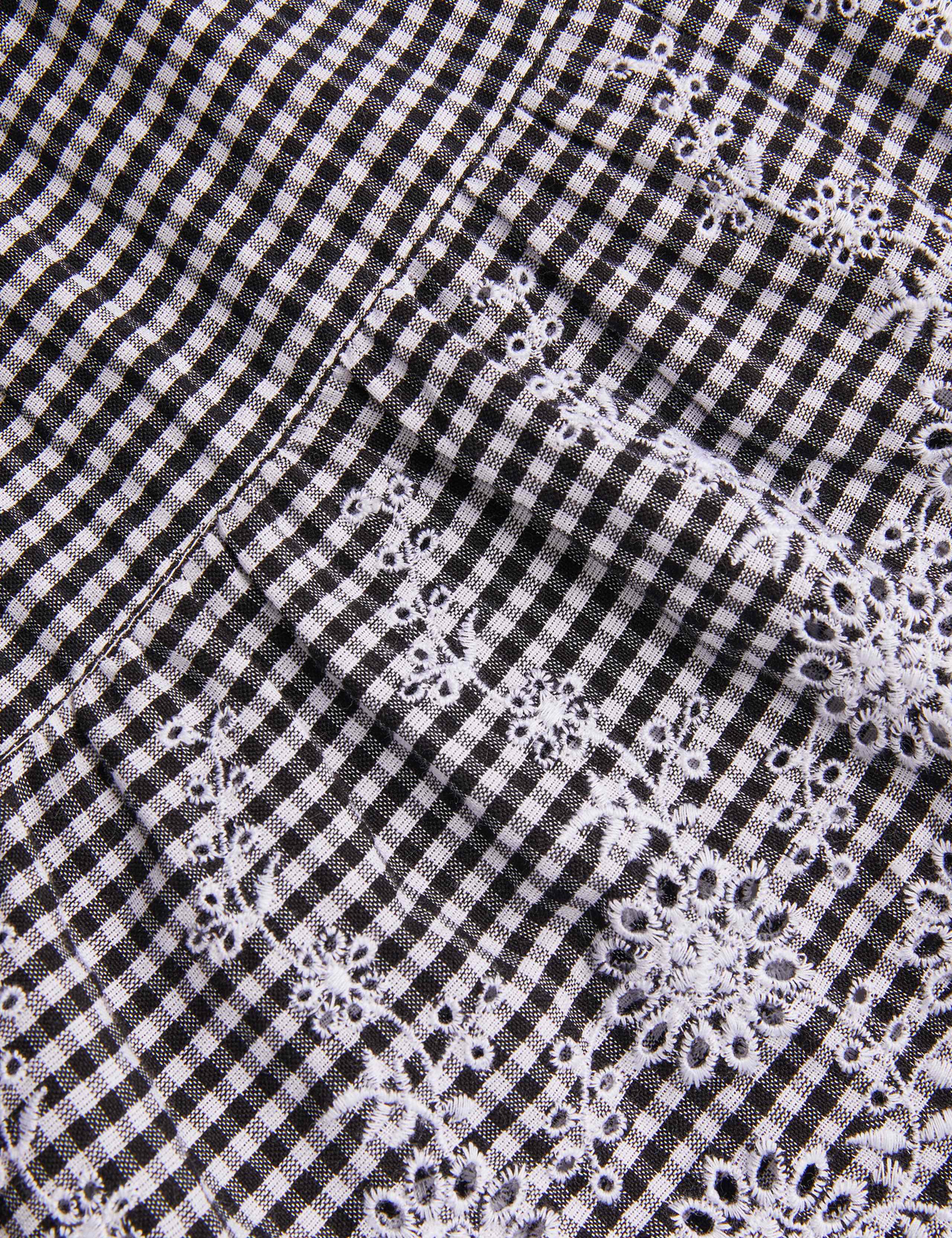 Embroidered Gingham Dress (7-15 Yrs) 3 of 3