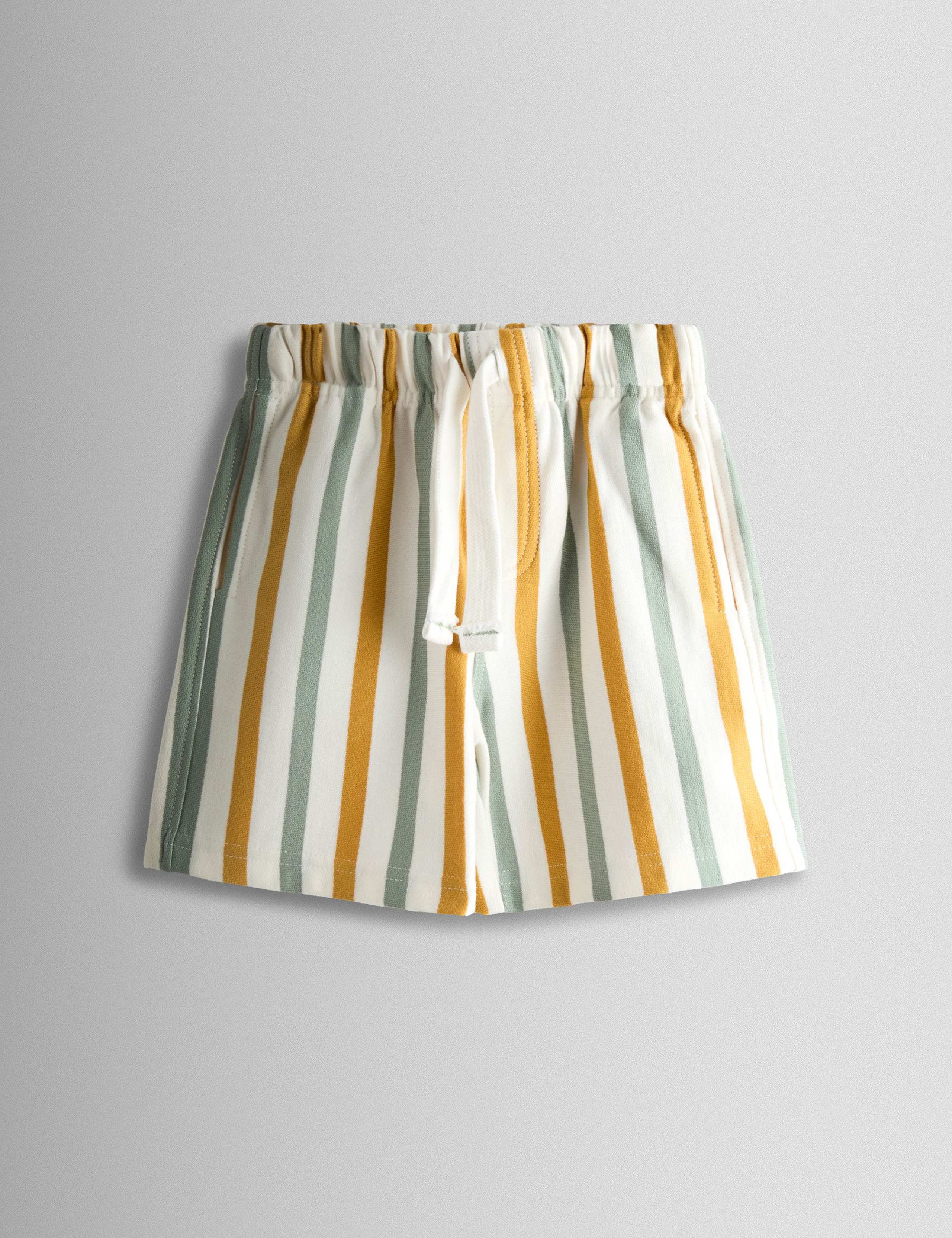 2 Piece Striped T-Shirt & Shorts Outfit (6 Mths - 6 Yrs) 4 of 6