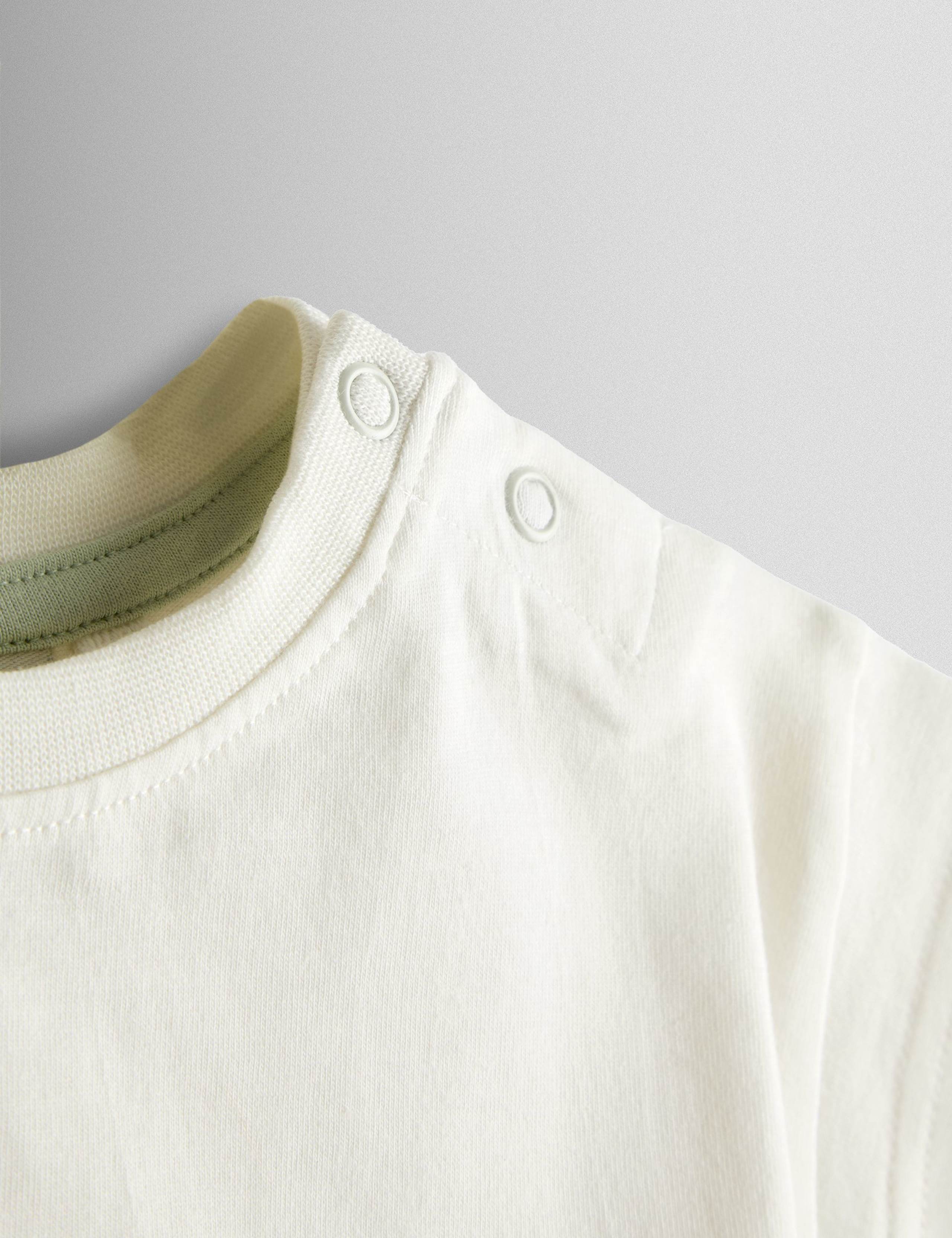 2 Piece Pure Cotton Check Dungaree Outfit (0-24 Months) 7 of 7