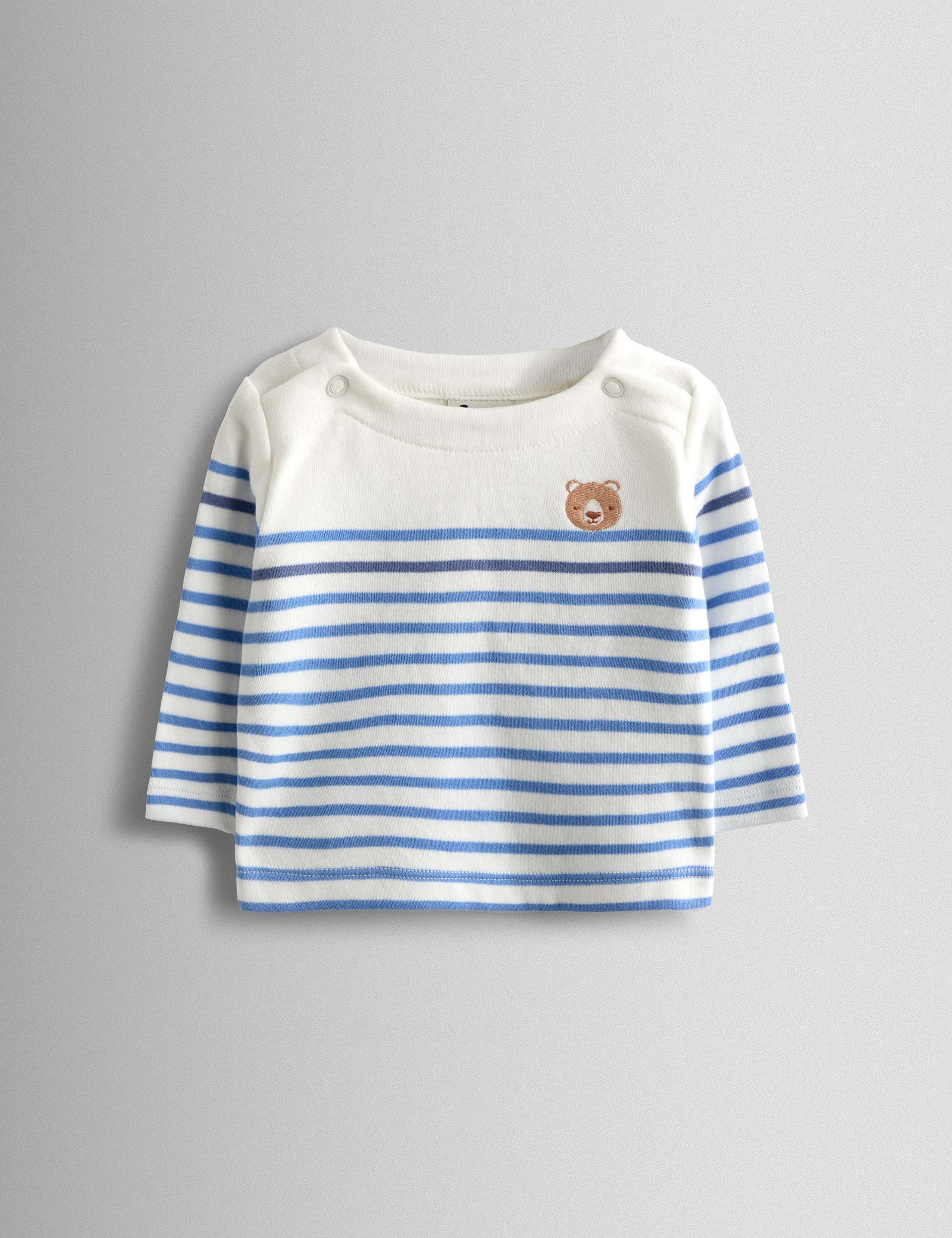 2 Piece Cotton Rich Bear Outfit (0-24 Mths) 2 of 6