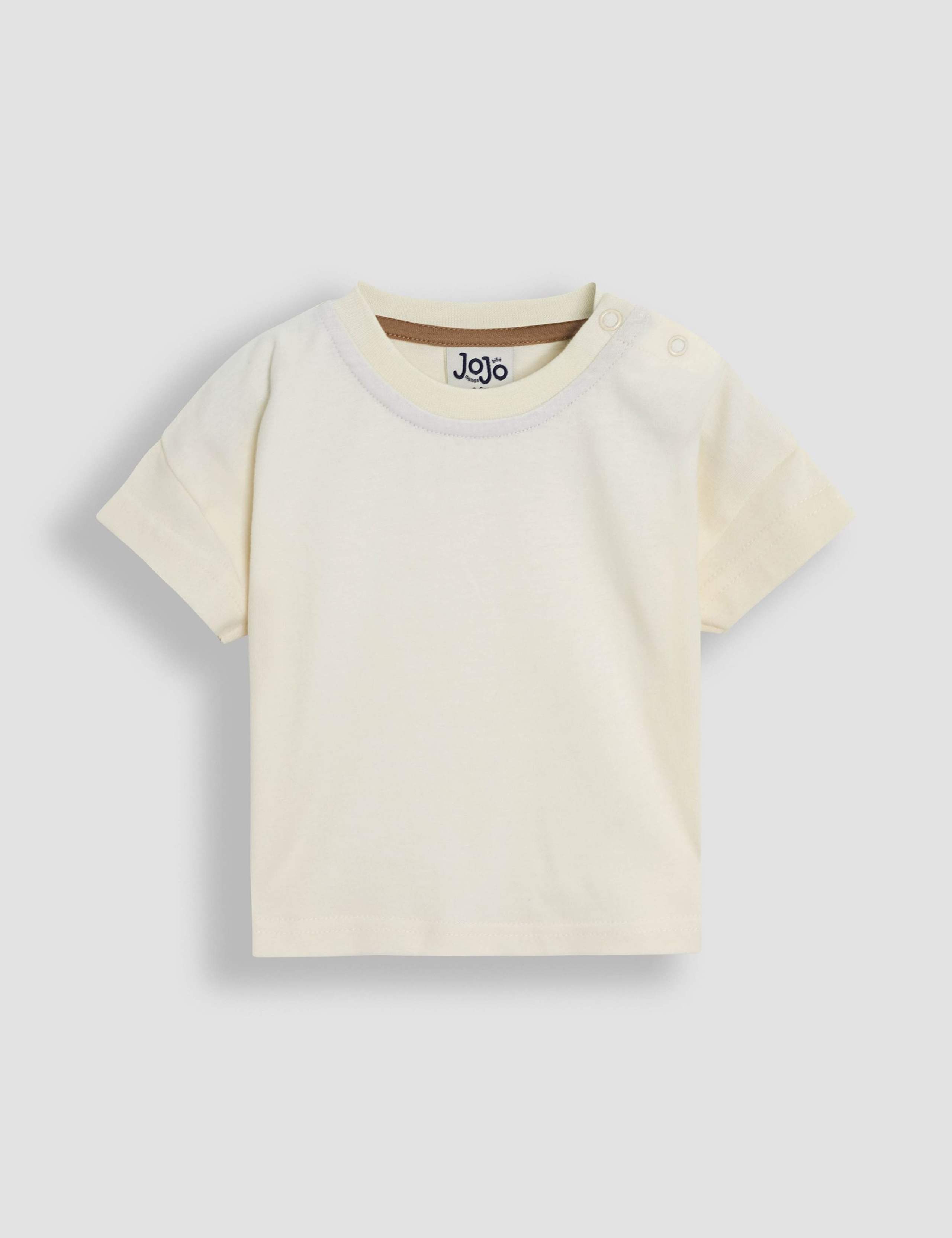 3 Piece Pure Cotton Dungaree Outfit (0-24 Mths) 2 of 8