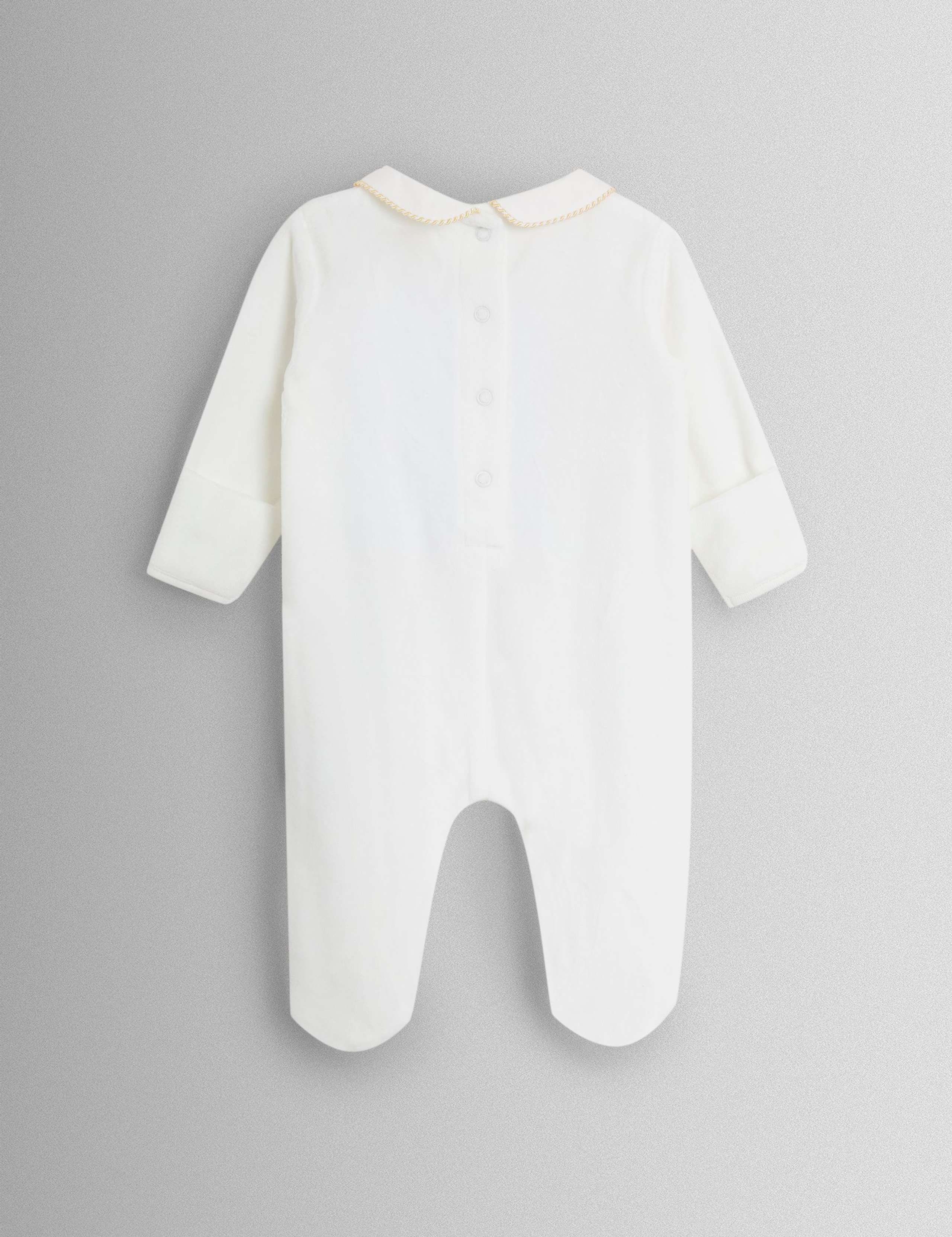 Cotton Rich Velour Safari Sleepsuit (0-9 Months) 3 of 3