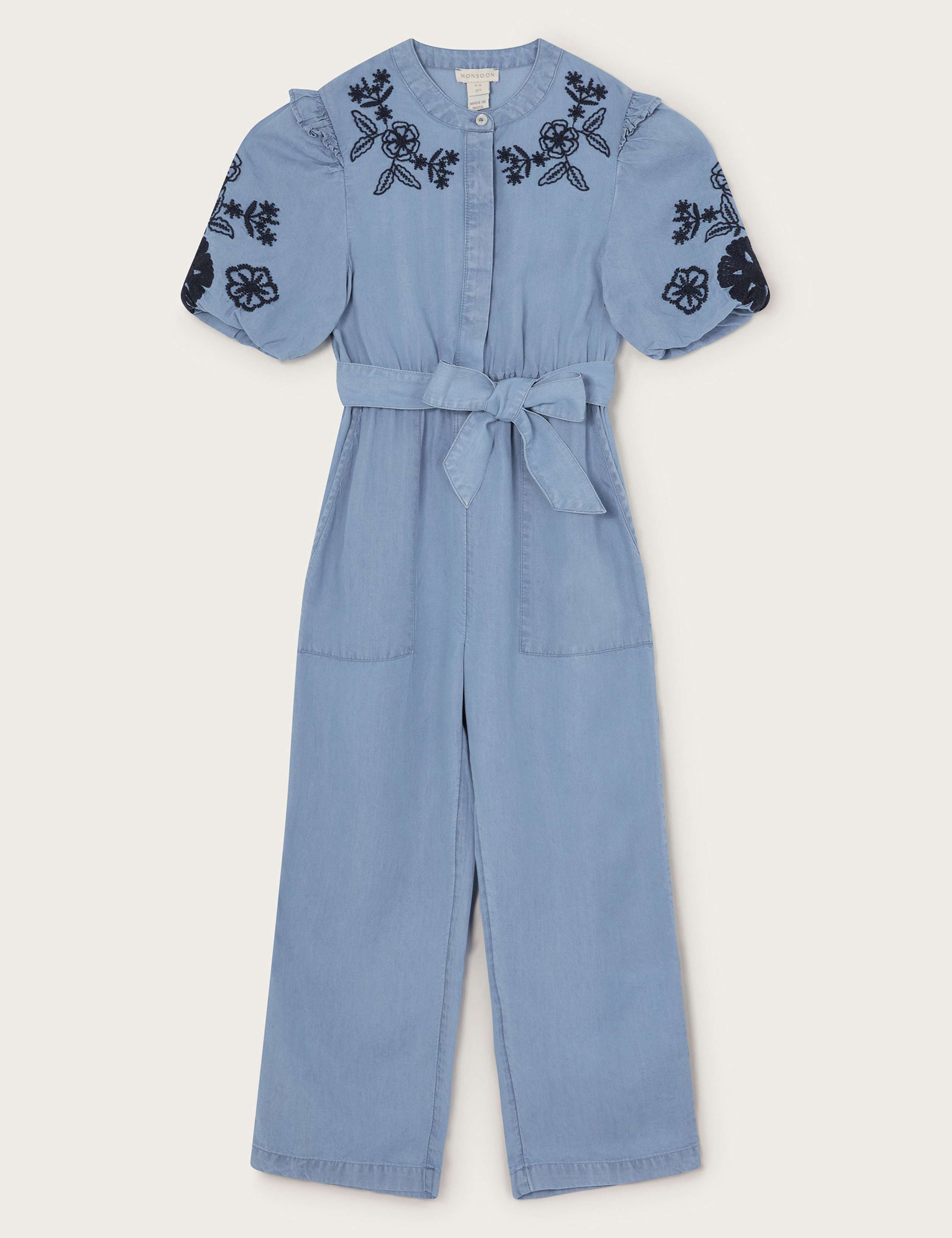 Floral Embroidered Jumpsuit (3-15 Yrs) 4 of 4
