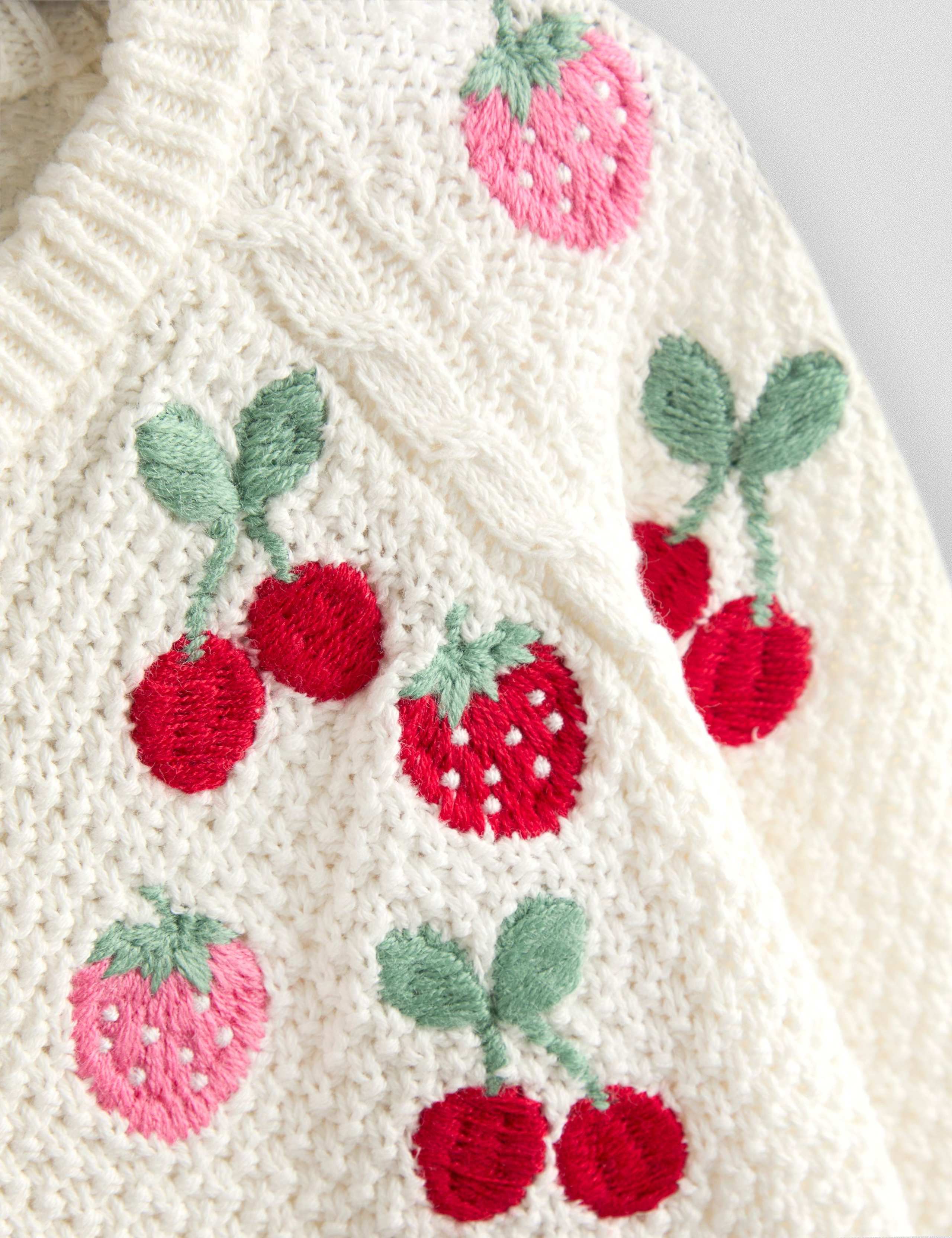 Pure Cotton Fruit Cardigan (6 Mths-7 Yrs) 3 of 3