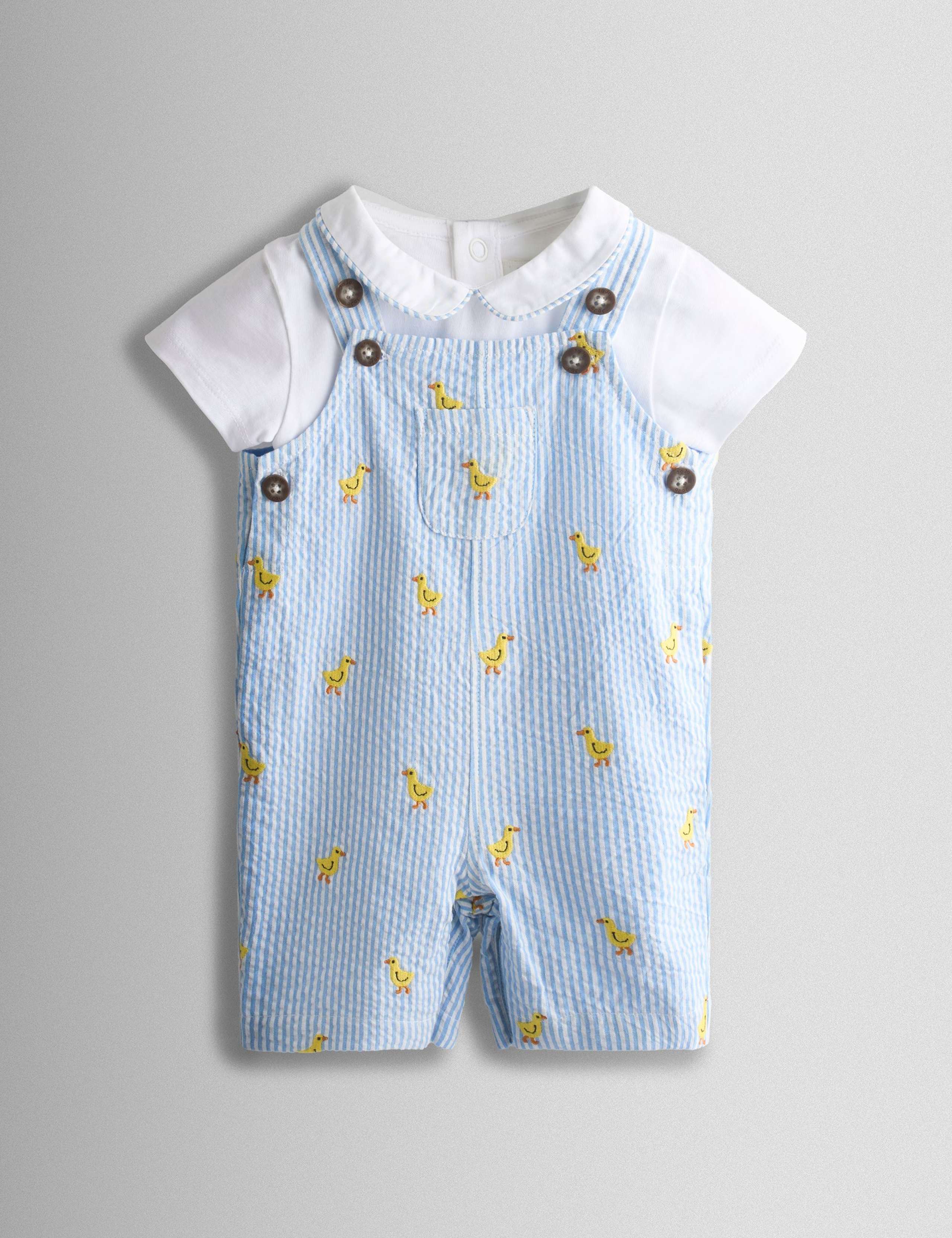 2 Piece Pure Cotton Chick Outfit (0-24 Mths) 1 of 6